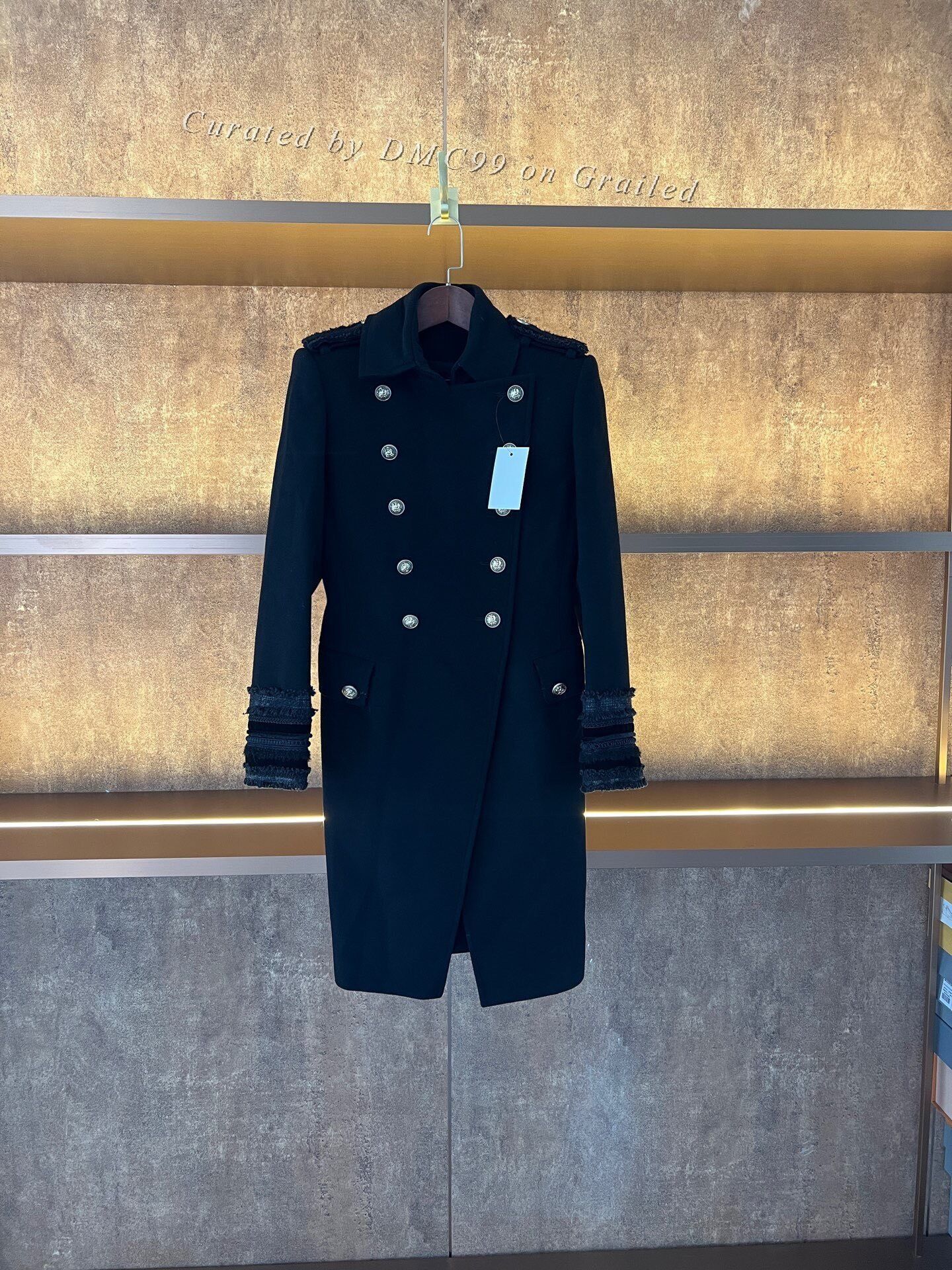 Pierre Balmain Pierre Balmain Gold Button Coat Size S / US 4 / IT 40 - 1 Thumbnail