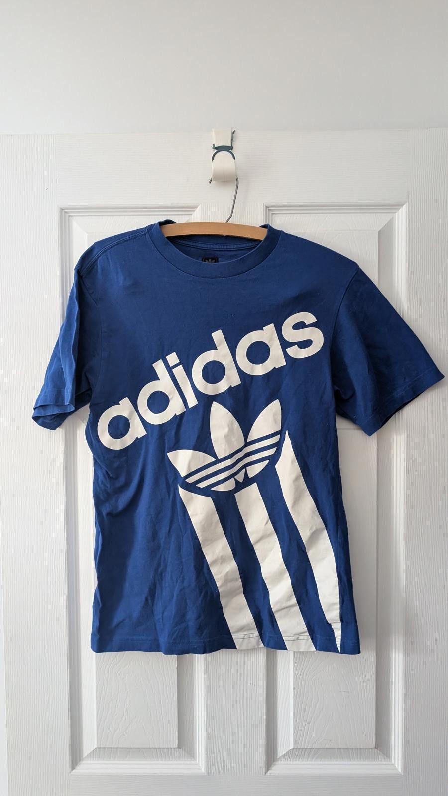 Adidas Adidas Originals Blue Trefoil Logo T-Shirt Size S/P Classic Size S / US 4 / IT 40 - 1 Thumbnail