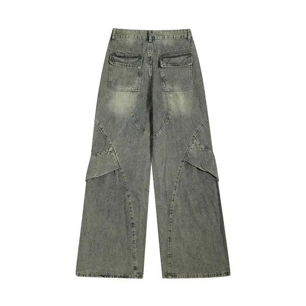 Jean VIBE High-Waisted Wide-Leg Denim Pants Size US 32 / EU 48 - 2 Thumbnail
