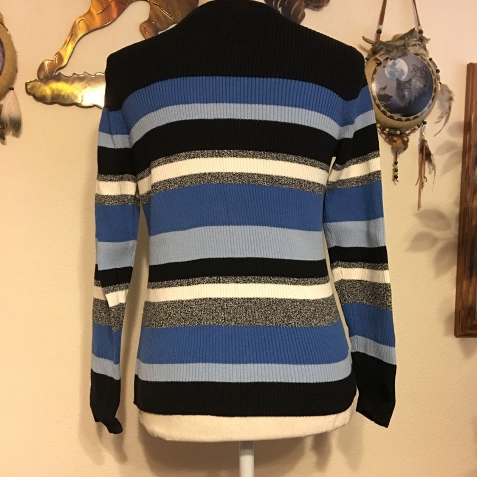 Other Villager by Liz Claiborne striped sweater Size S / US 4 / IT 40 - 5 Thumbnail