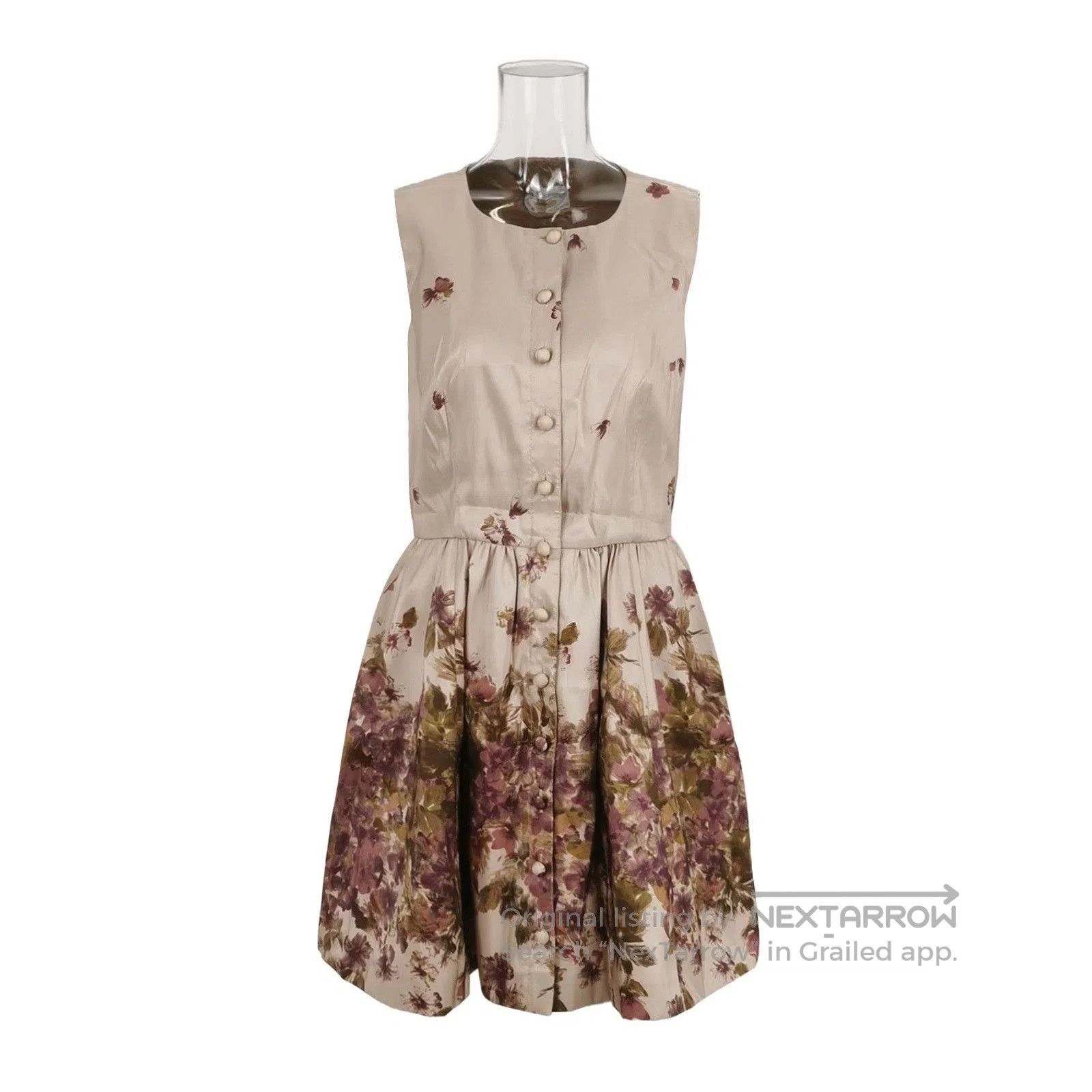 RED Valentino Red Valentino Sleeveless Floral Dress. Size M / US 6-8 / IT 42-44 - 1 Thumbnail