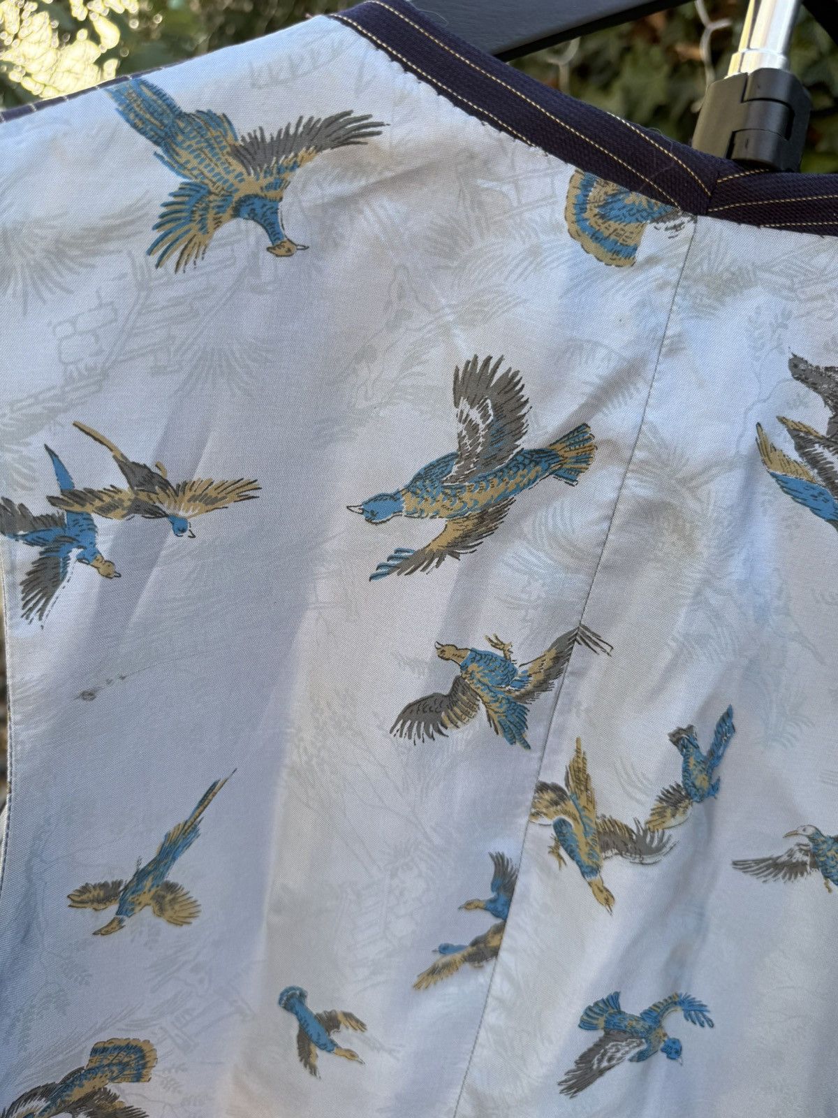 Vintage Vintage Custom Pinestriped Vest Duck Silk/Wool Retail $398 🇺🇸 Size 42R - 6 Thumbnail