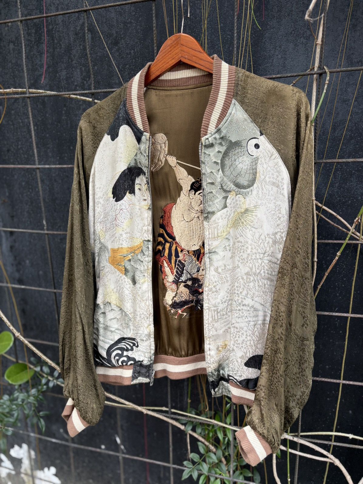 Japanese Brand Japanese Classic Script Hyakka Ryoran Reversible Kintaro jkt Size US M / EU 48-50 / 2 - 1 Thumbnail