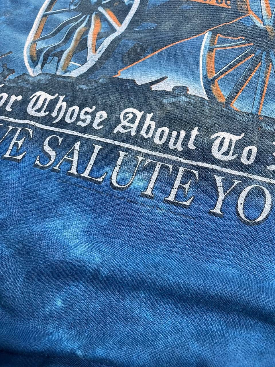 Band Tees × Vintage Vintage AC/DC For Those About To Rock Liquid Blue T-shirt XL Size US XL / EU 56 / 4 - 3 Thumbnail