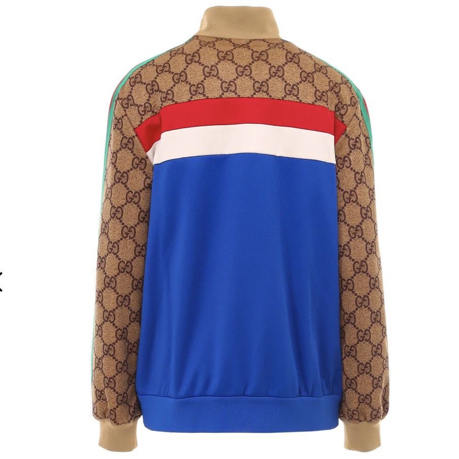 Gucci GG logo technical jersey track jacket | Grailed