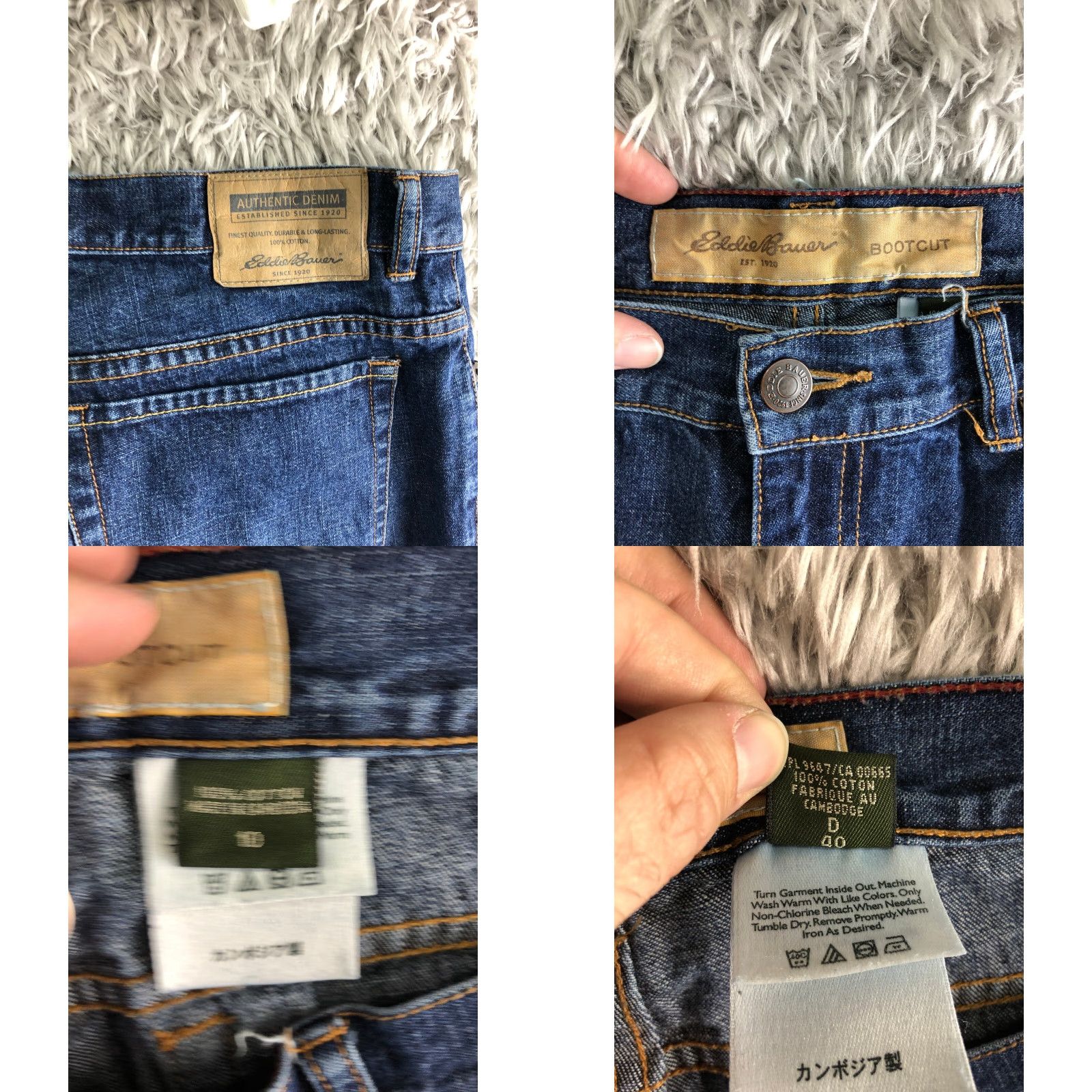 Eddie Bauer Eddie Bauer Womens Jeans Bootcut Denim Medium Wash Blue Size 10 Regular 31in Inseam Pockets Zipper Button Belt Loops Denim Jeans Women Size 32" / US 10 / IT 46 - 8 Thumbnail