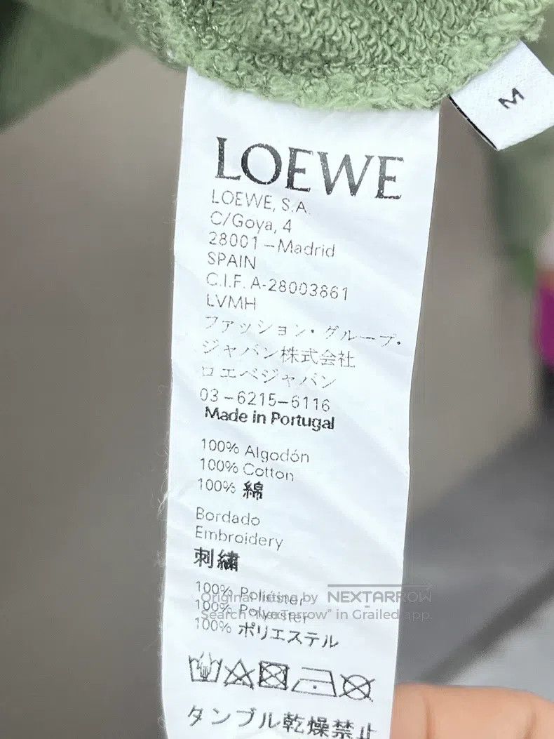Loewe Loewe Avocado Green Embroidered Sweatshirt Size US M / EU 48-50 / 2 - 5 Thumbnail