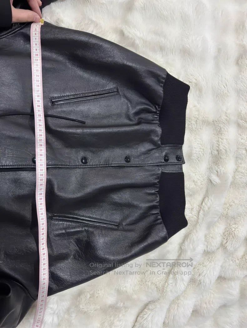 Celine CELINE Lamb Leather Logo Jacket Size US S / EU 44-46 / 1 - 7 Thumbnail