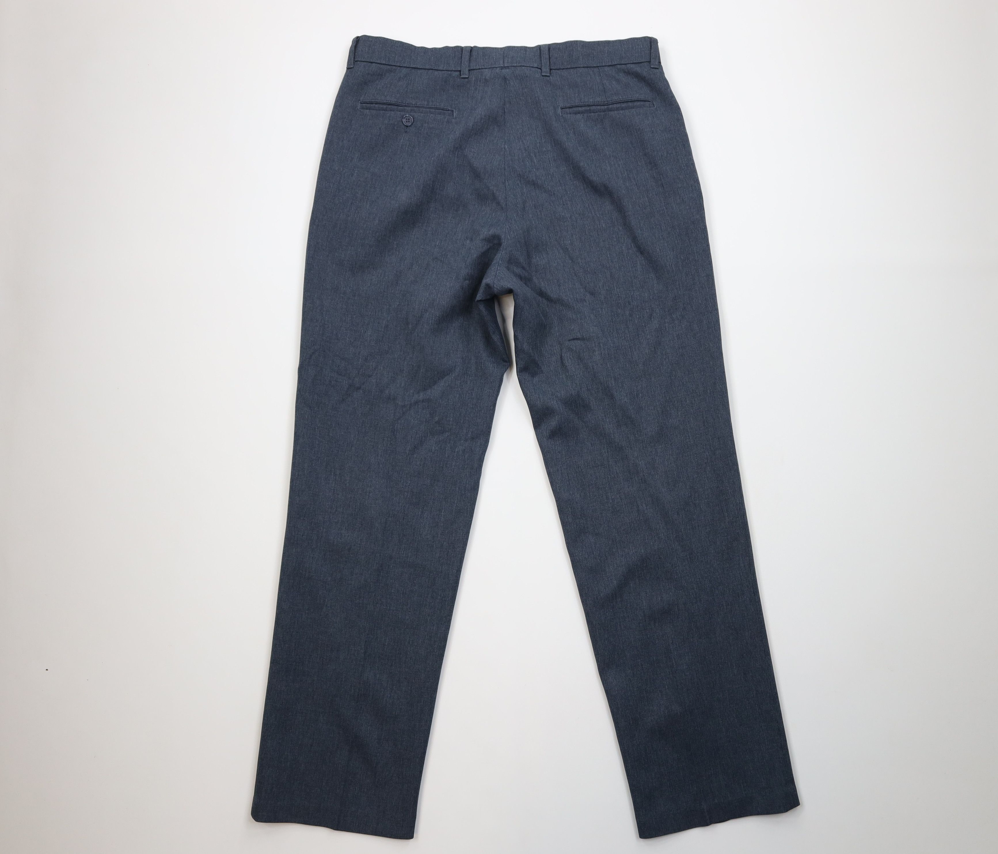 Levi's Vintage 90s Levis Straight Leg Chino Pants Heather Blue USA Size US 36 / EU 52 - 9 Thumbnail