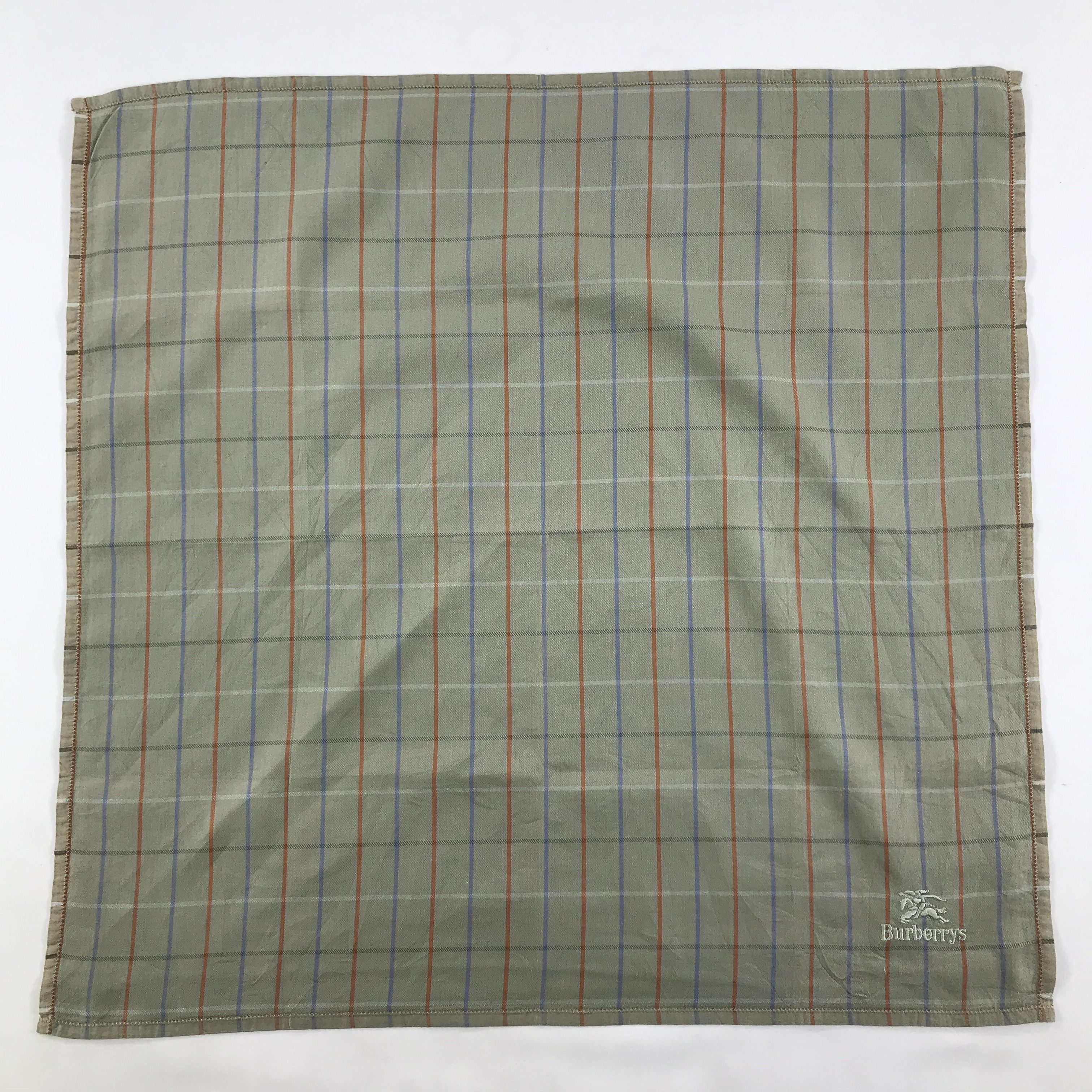 Burberry × Vintage Burberry Bandana / Handkerchief / Neckerchief - S1421 Size ONE SIZE - 1 Thumbnail