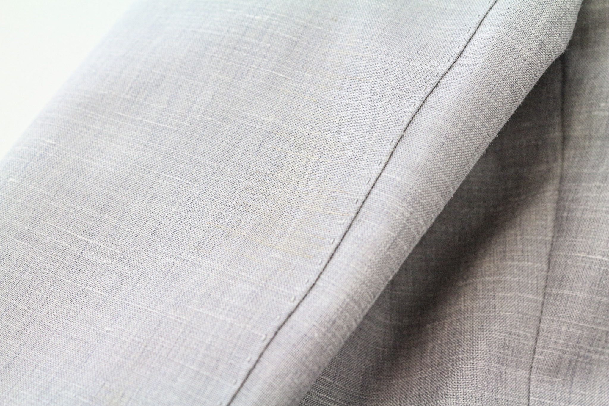 Suitsupply HAVANA JETTED UK46R Grey Wool Silk Linen Suit 75297 Size 46R - 12 Thumbnail