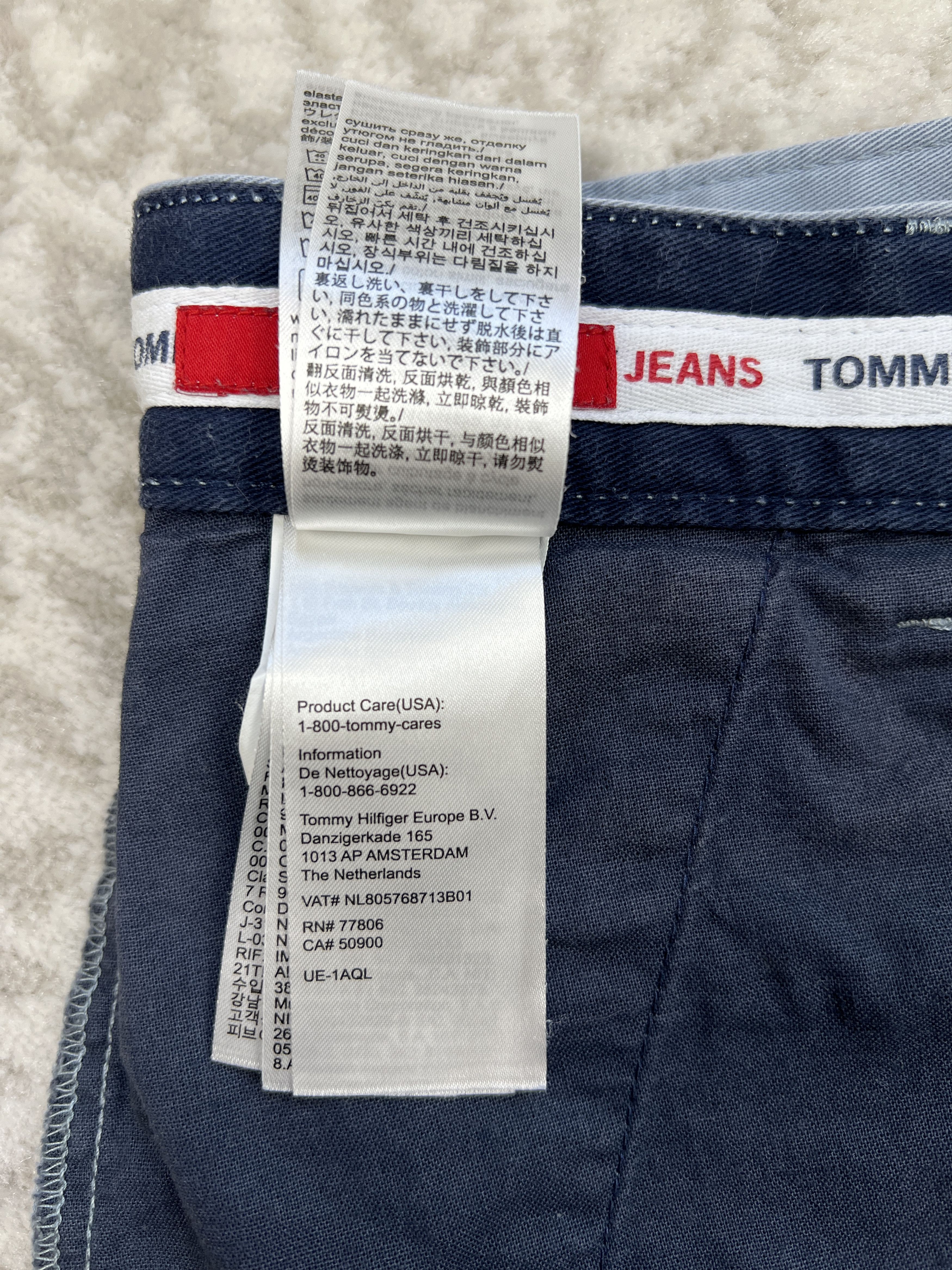 Tommy Jeans Tommy Jeans Scanton Slim Chino Shorts - Cinder Blue Size US 30 / EU 46 - 12 Thumbnail