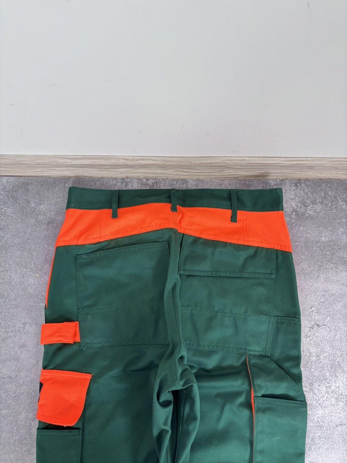 Other Mascot Men’s NEW Reflective Green/Orange Safety Work Pants Size US 32 / EU 48 - 15 Thumbnail