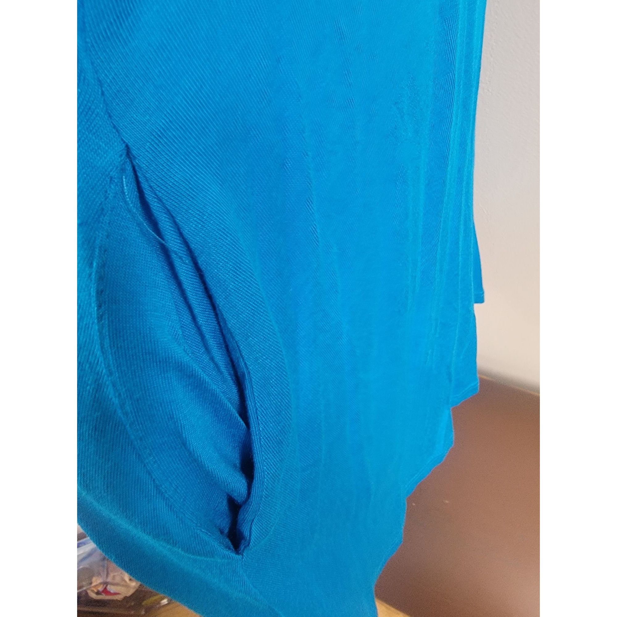 Other Womens 3XL Blue Short Sleeve Tunic Top With Pockets Size 3XL / US 20-22 - 4 Thumbnail