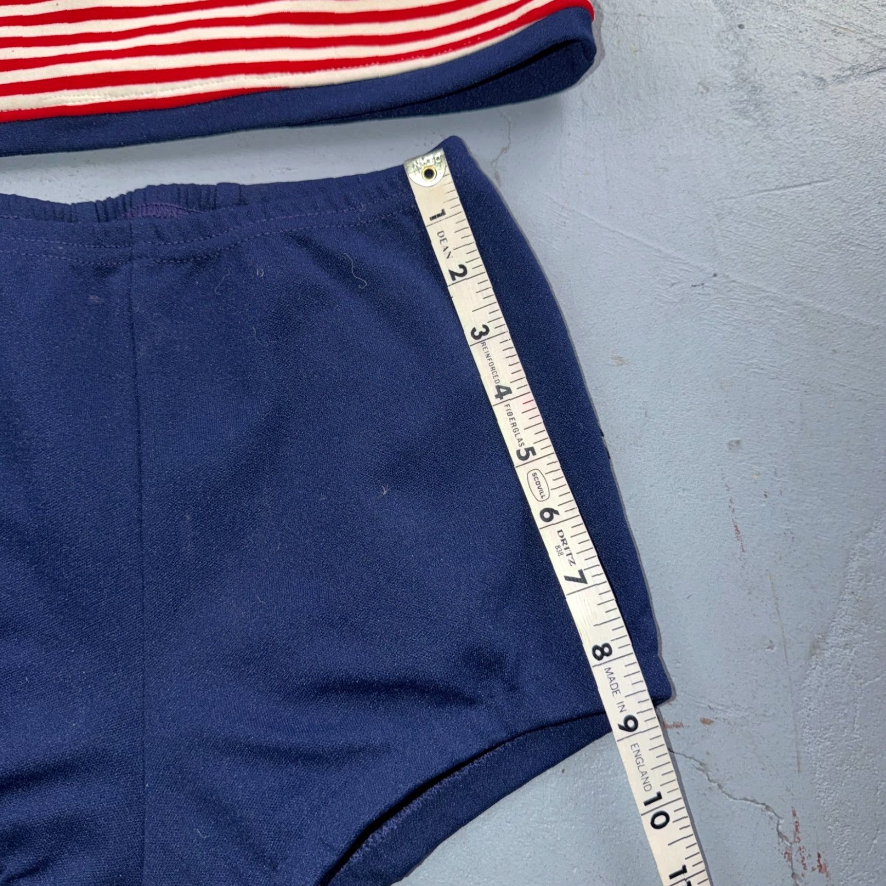 Vintage VINTAGE Carol 2 Piece Swimsuit Bikini Built In Bra 1960s 70s One Piece Bathing Suit Navy Blue S Womens Size S / US 4 / IT 40 - 2 Thumbnail
