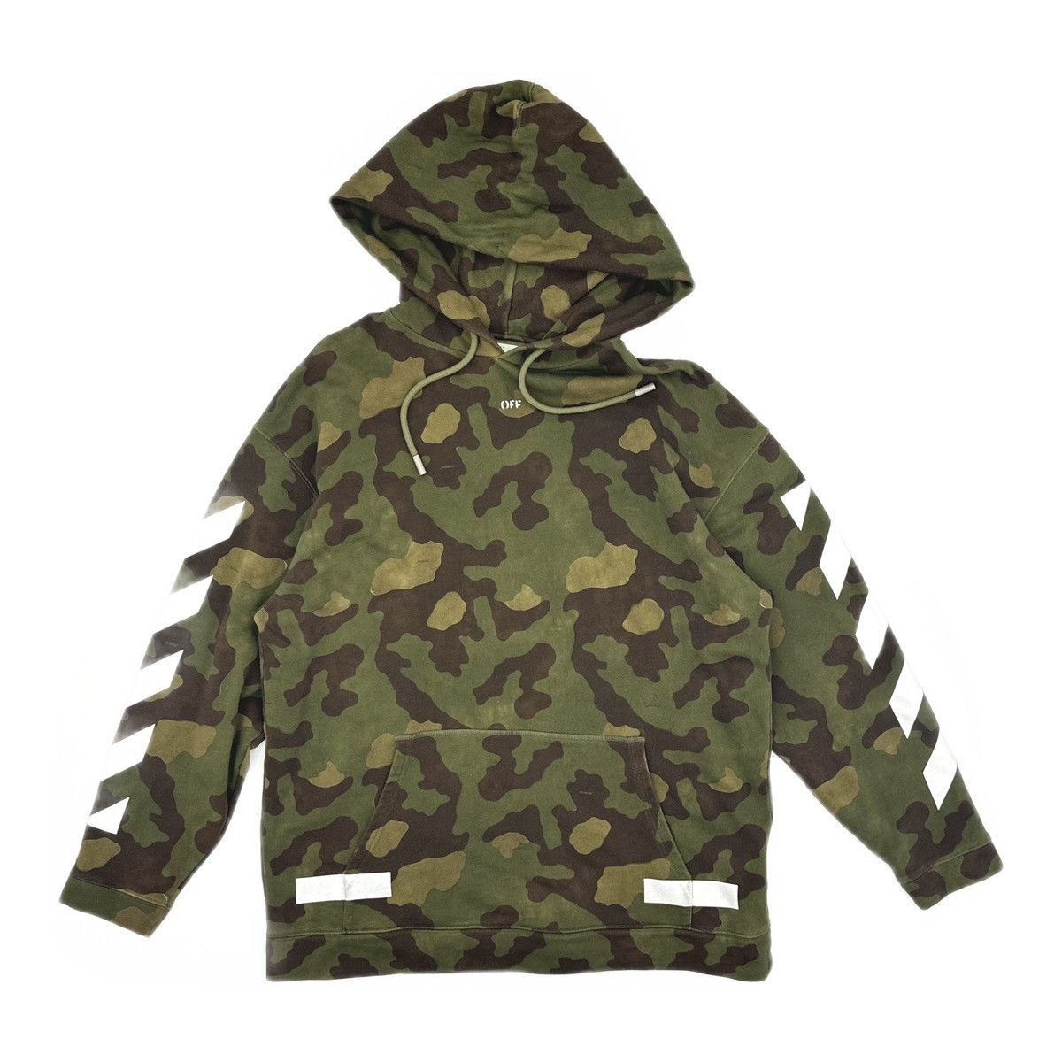 Off-White Off-White Virgil Abloh camouflage cotton-jersey hoodie Size US L / EU 52-54 / 3 - 1 Thumbnail