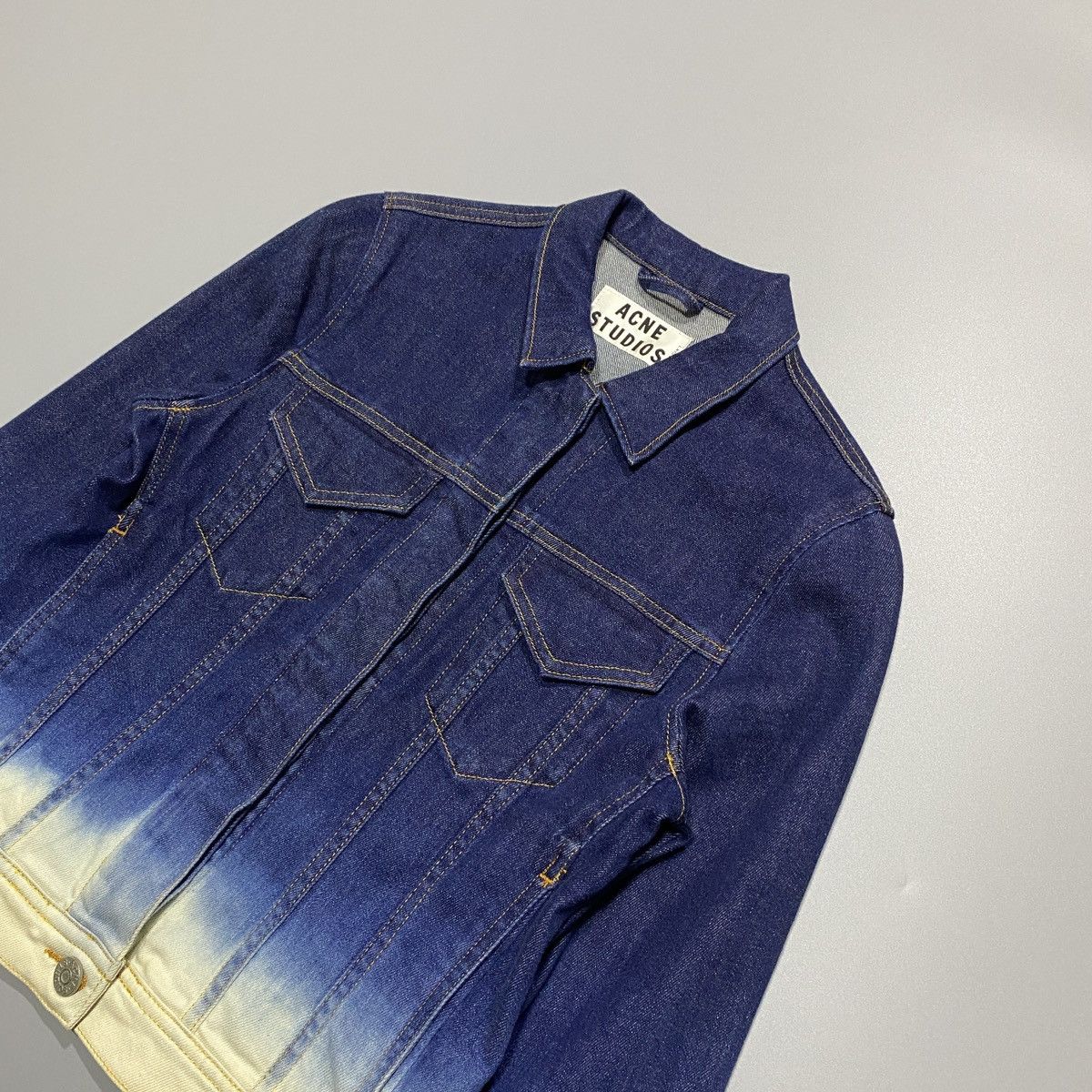 Acne Studios 2 tone Denim Jacket Size XS / US 0-2 / IT 36-38 - 2 Thumbnail