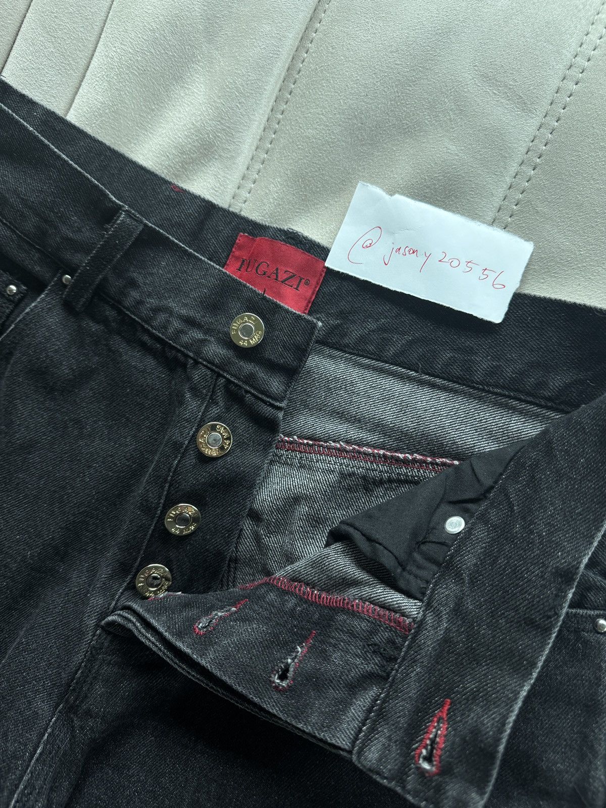 Fugazi Fugazi Triple Stitch Denim Washed Black Size US 30 / EU 46 - 4 Thumbnail