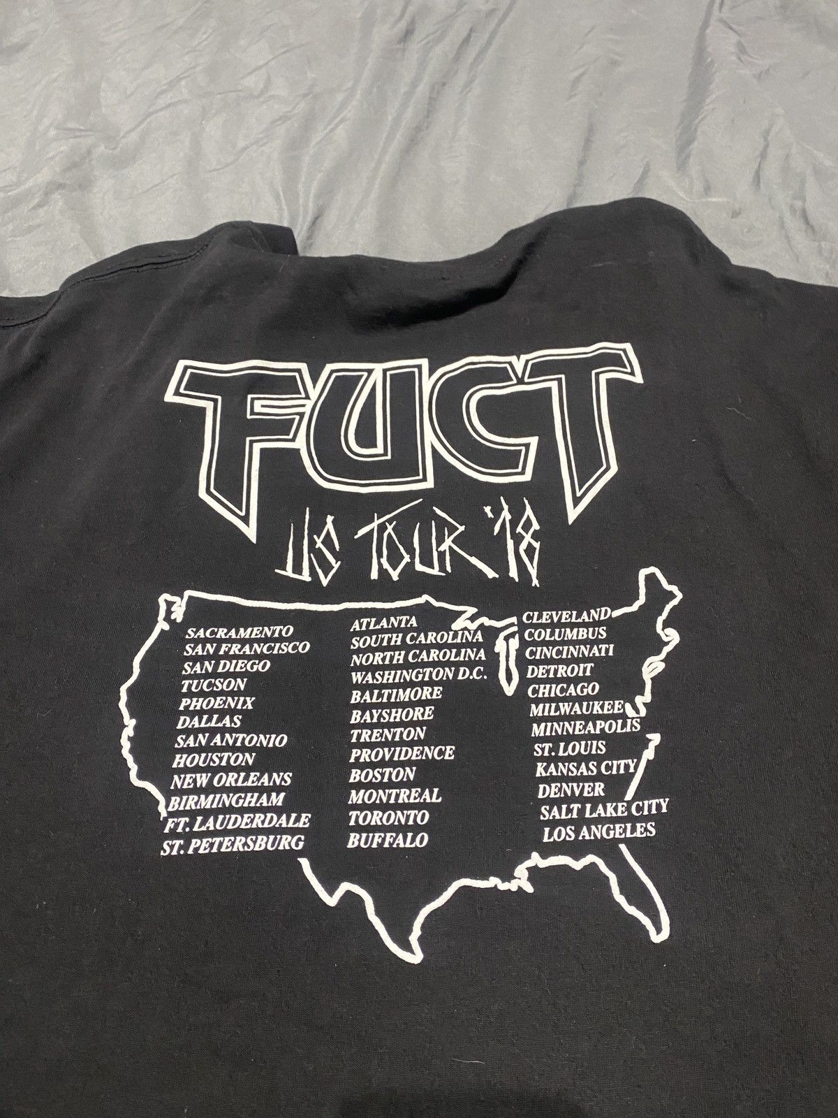 FUCT Fuct “End of days” U.S tour long sleeve shirt 2018 Size US L / EU 52-54 / 3 - 7 Thumbnail