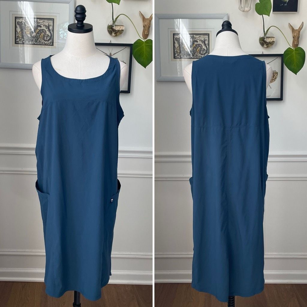 The North Face The North Face Sporty Dawn Break Shift Dress Cadet Blue L Size L / US 10 / IT 46 - 1 Thumbnail