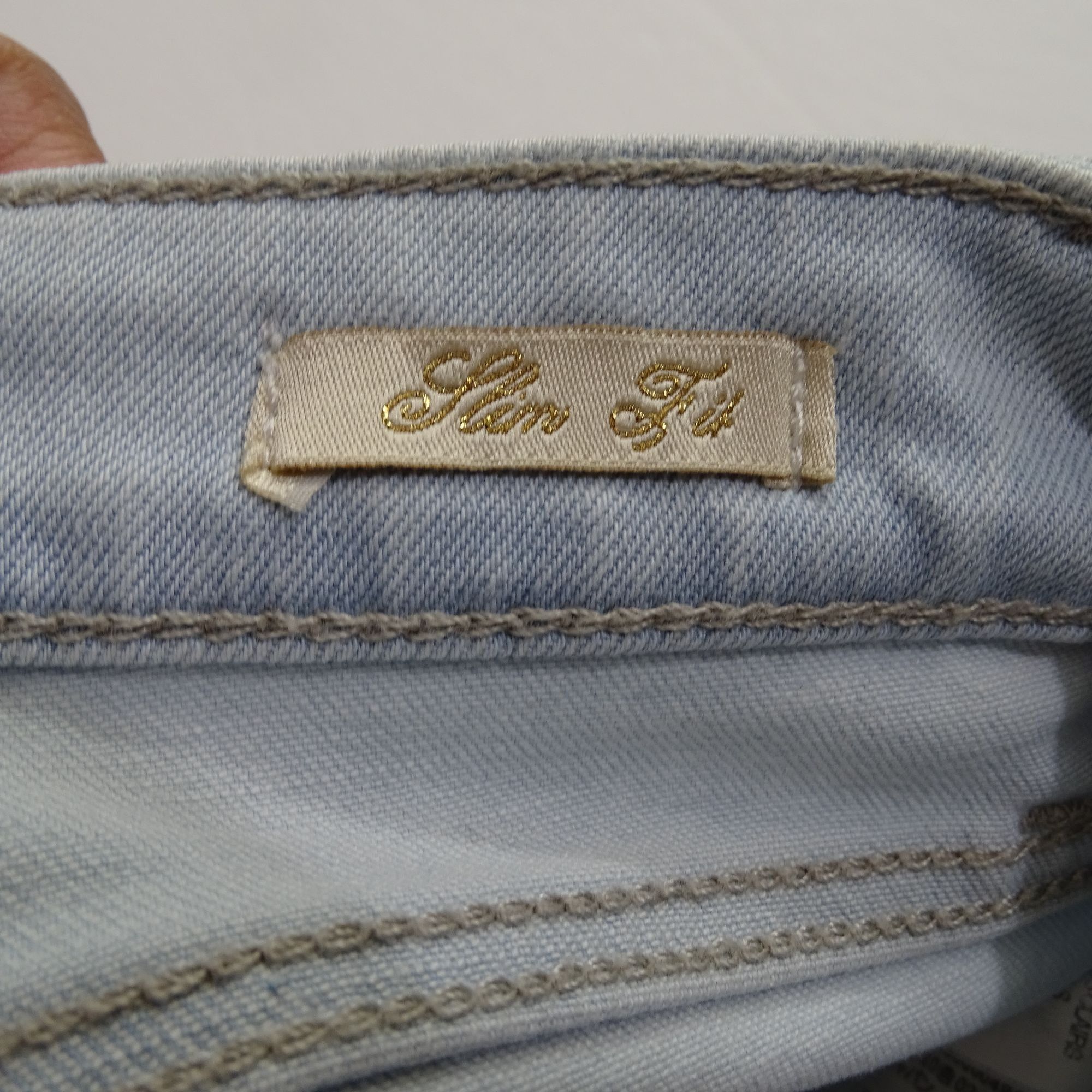 Zara Zara Woman Premium Denim Jeans Slim Light Wash Blue Size 8 Size 30" / US 8 / IT 44 - 7 Thumbnail
