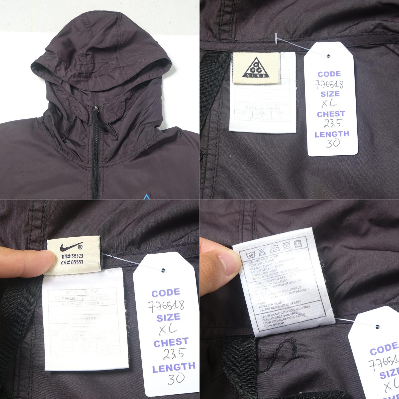 Nike Nike ACG Packable Windbreaker Jacket Vintage 1990s Size US XL / EU 56 / 4 - 4 Thumbnail