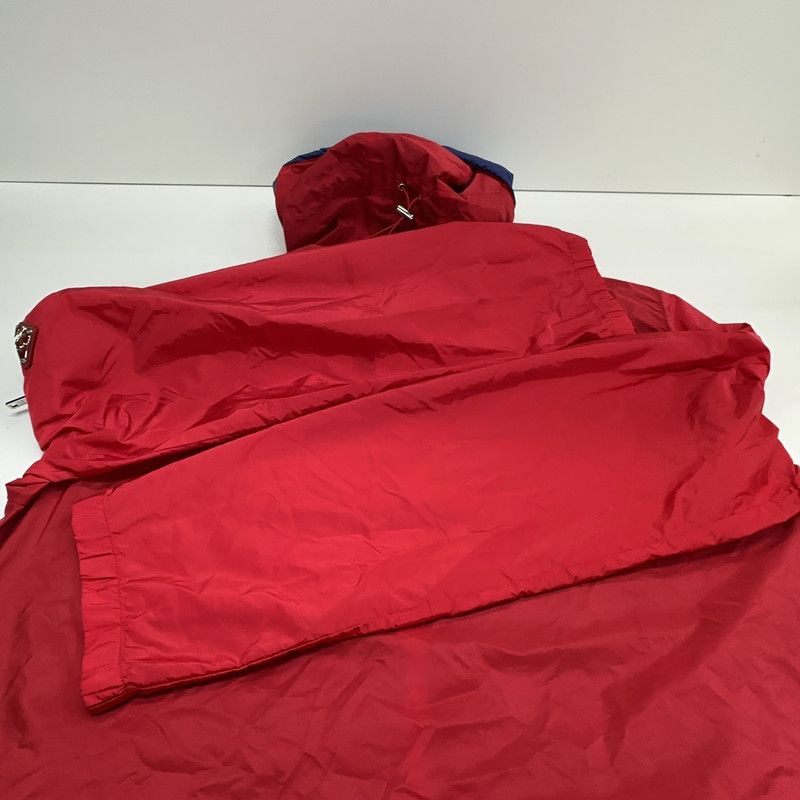 Prada Red Hooded Classic Zip Jacket
