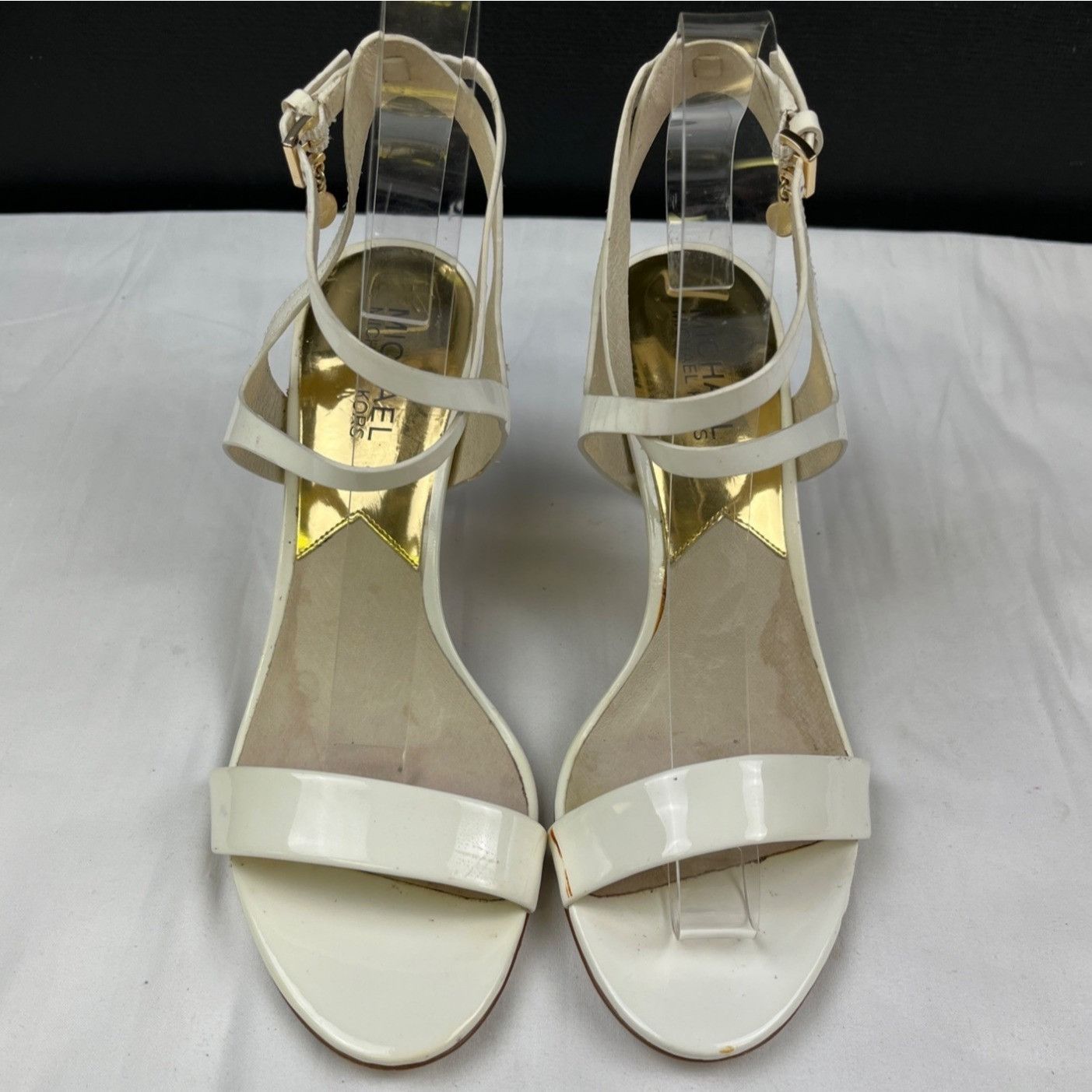 Michael Kors Michael Kors Women's White Shoes/Heels Sz 8M SKU 4431 Size US 8 / IT 38 - 1 Thumbnail