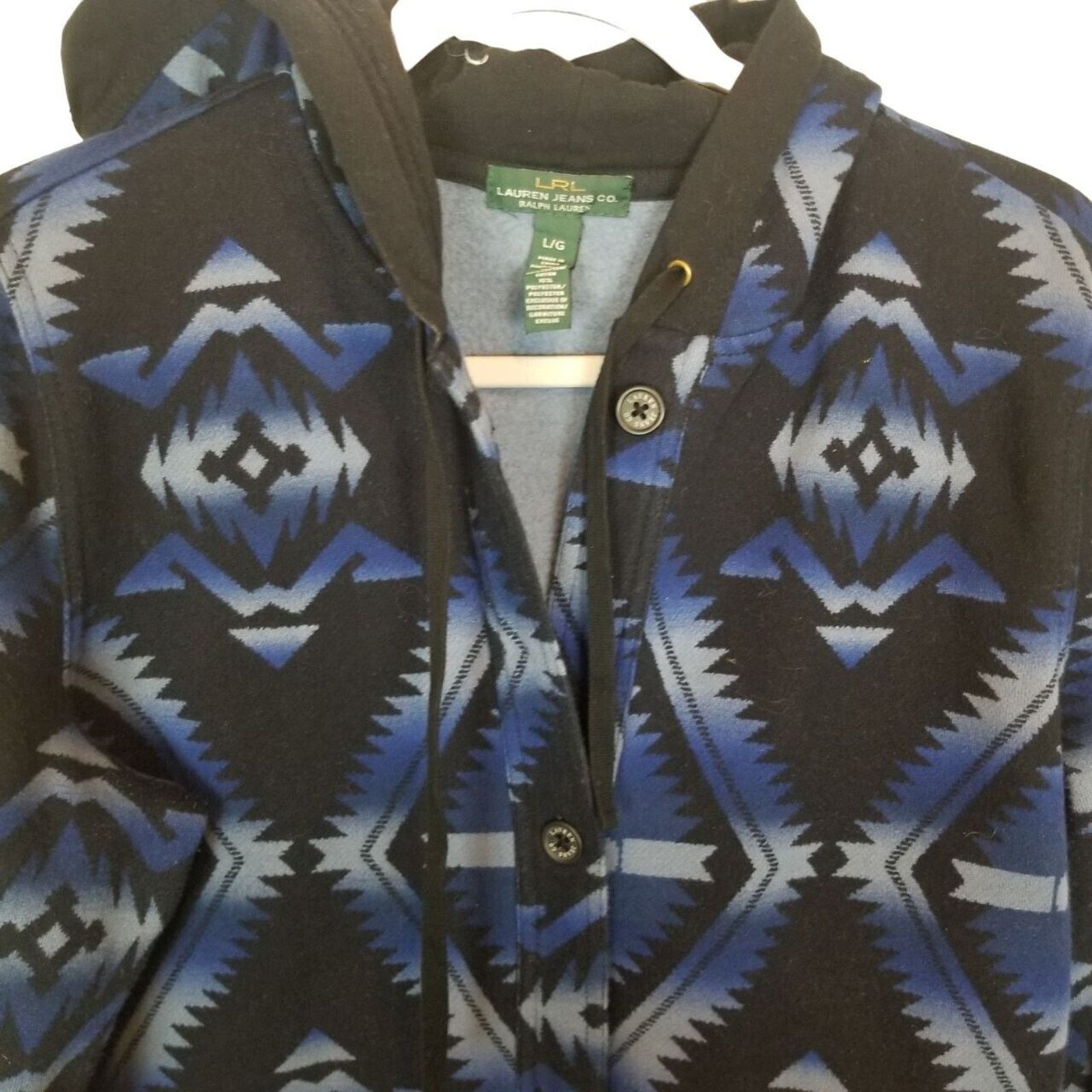 Ralph Lauren Ralph Lauren Womens Aztec Southwestern Hooded Jacket Sz L Size L / US 10 / IT 46 - 2 Thumbnail