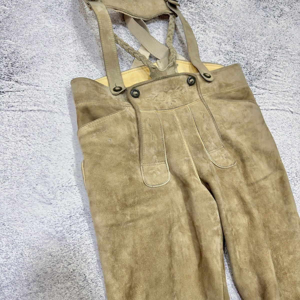 Vintage Authentic Vintage Lederhosen - Size 48 - 32 Size US 32 / EU 48 - 5 Thumbnail