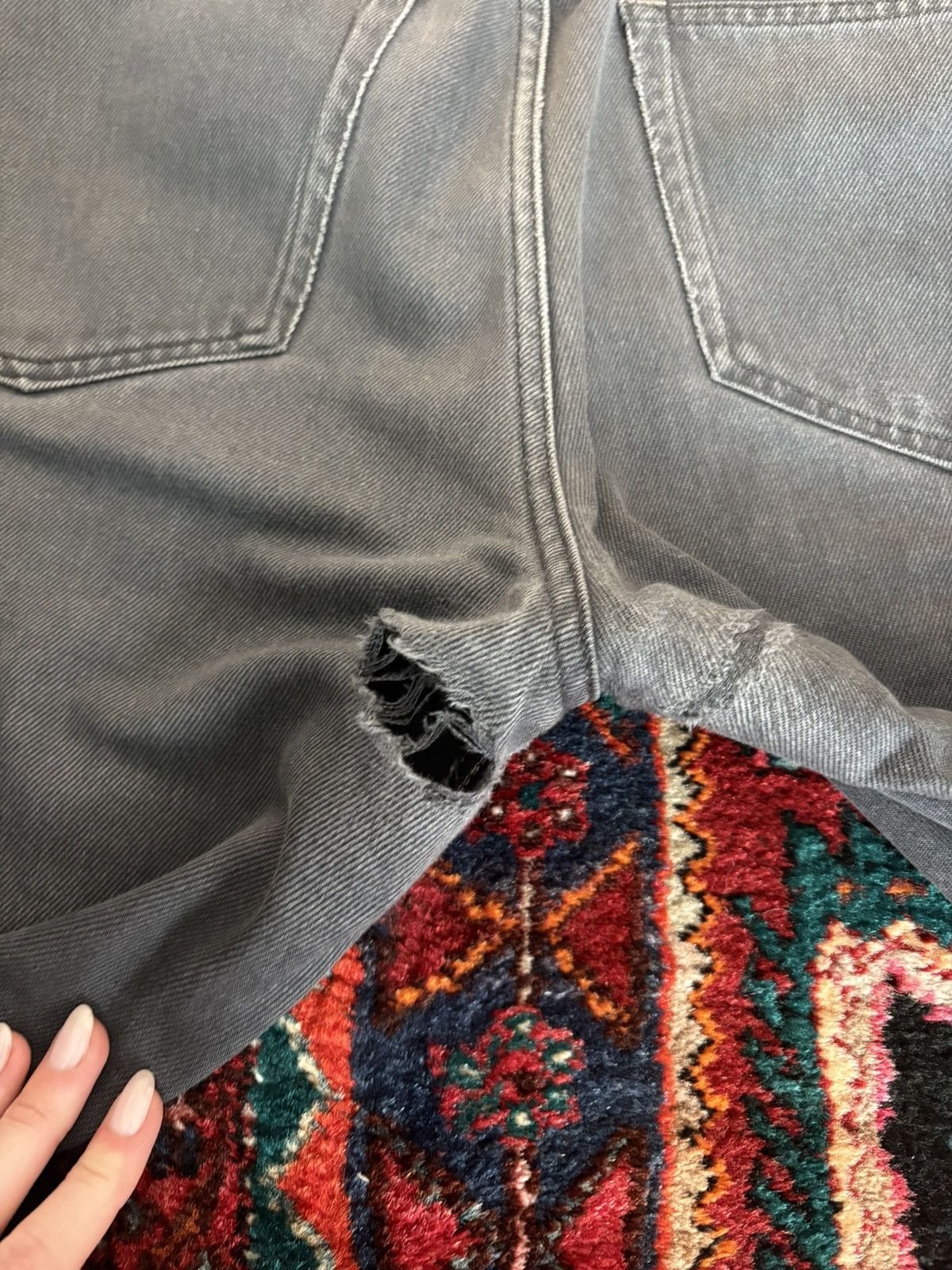 Acne Studios Acne Studios - Dark Grey 2003 Jeans Size US 33 - 5 Thumbnail