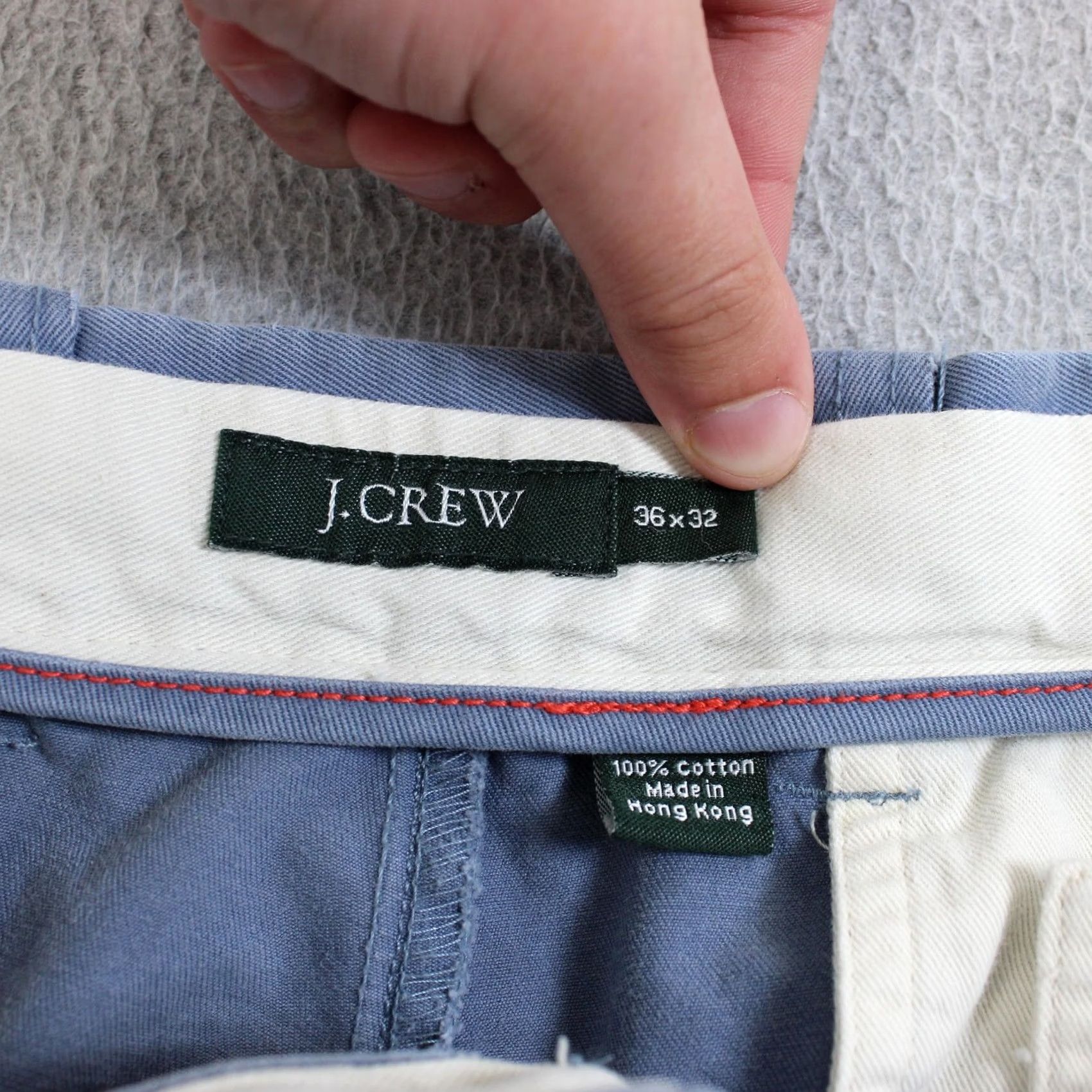 J.Crew J Crew Pants Men 36x32 Blue Chino Classic Fit Hong Kong Academi Size US 36 / EU 52 - 3 Thumbnail