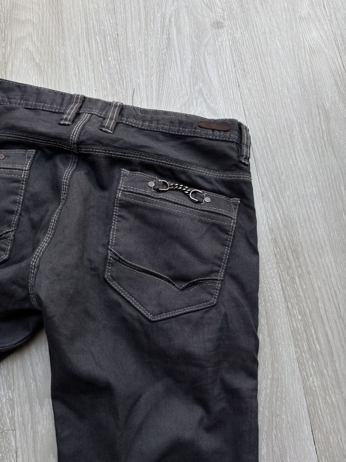Nicole Club NICOLE CLUB FOR MEN phyton lace up flare jeans Size US 28 / EU 44 - 8 Thumbnail