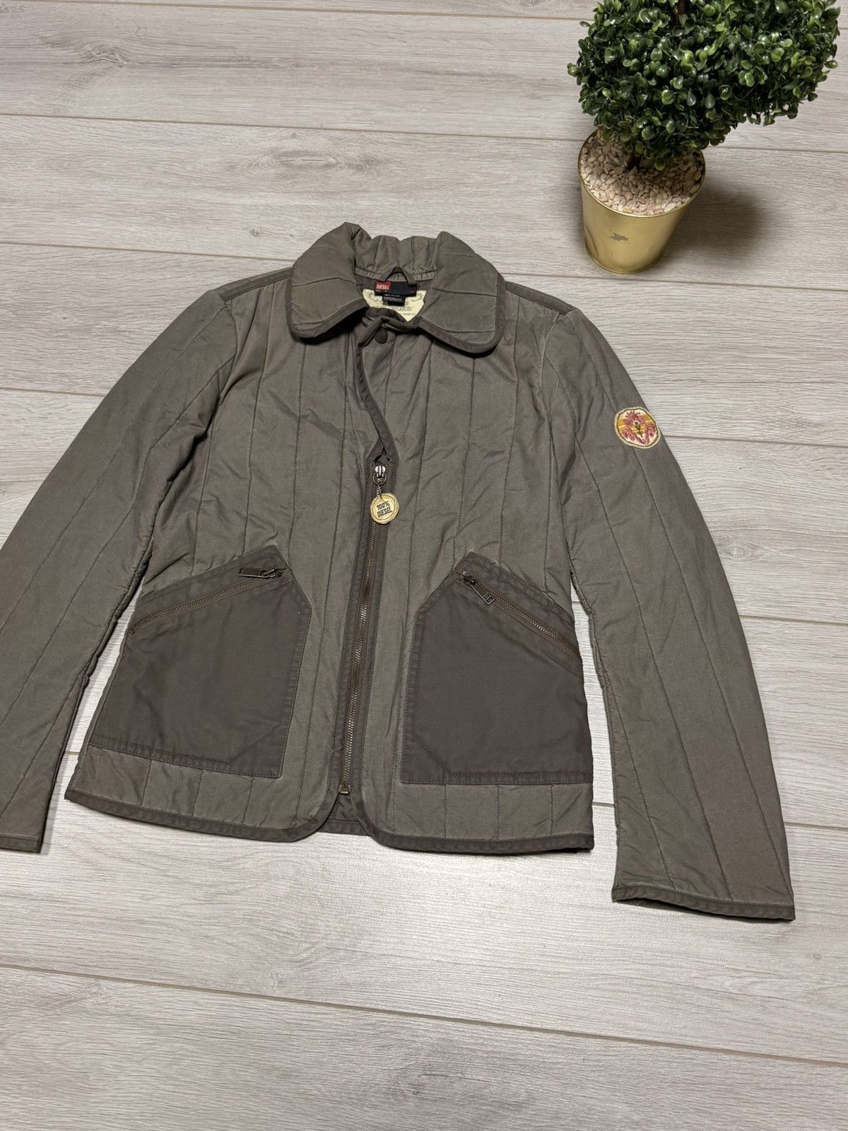 Diesel Diesel padded quilted jacket zip Size M / US 6-8 / IT 42-44 - 2 Thumbnail