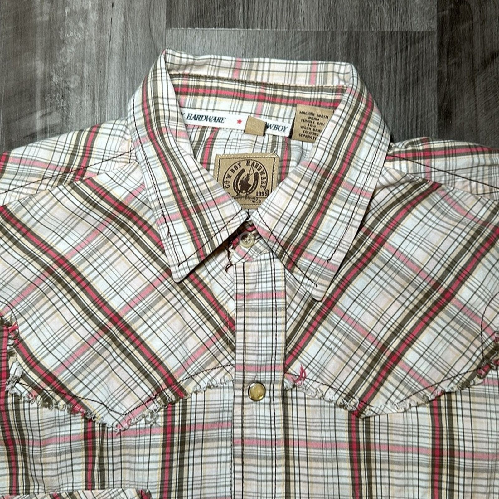 Other Cowboy Hardware Western Long Sleeve Pearl Snap - Medium Size US M / EU 48-50 / 2 - 6 Thumbnail
