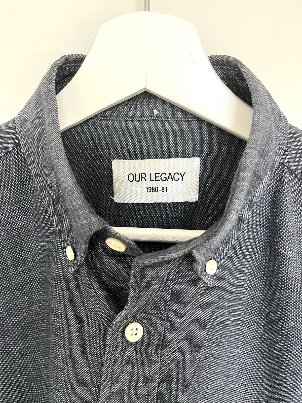 Our Legacy Our Legacy Denim Shirt, Small, Gray Size US S / EU 44-46 / 1 - 3 Thumbnail