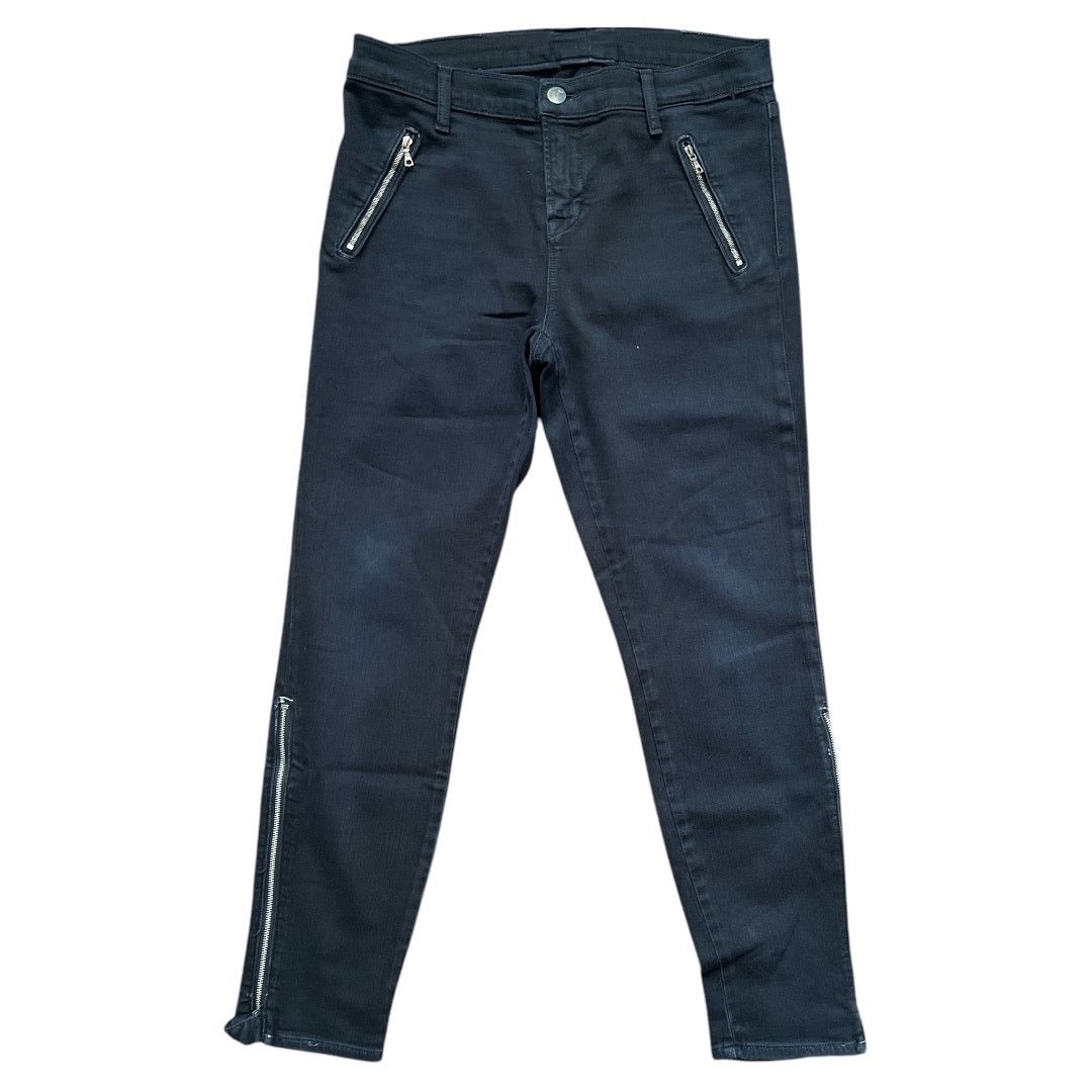 J Brand J BRAND Black Mid-Rise Skinny Leg Jeans, US29 Size 29" - 1 Thumbnail