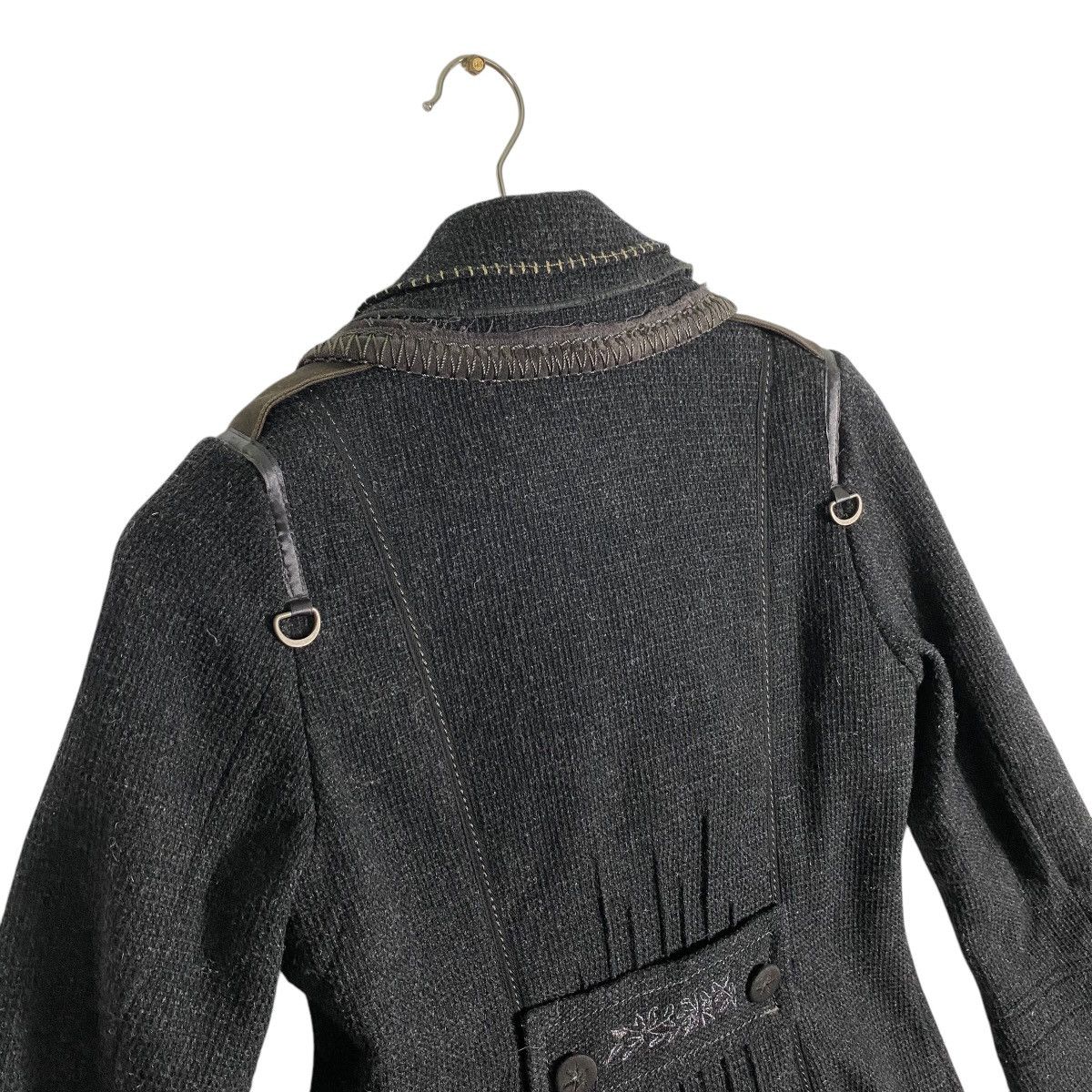 Marithe + Francois Girbaud × Vintage Vintage Marithe Francois Girbaud Wool Long Jacket S Size Size S / US 4 / IT 40 - 15 Thumbnail
