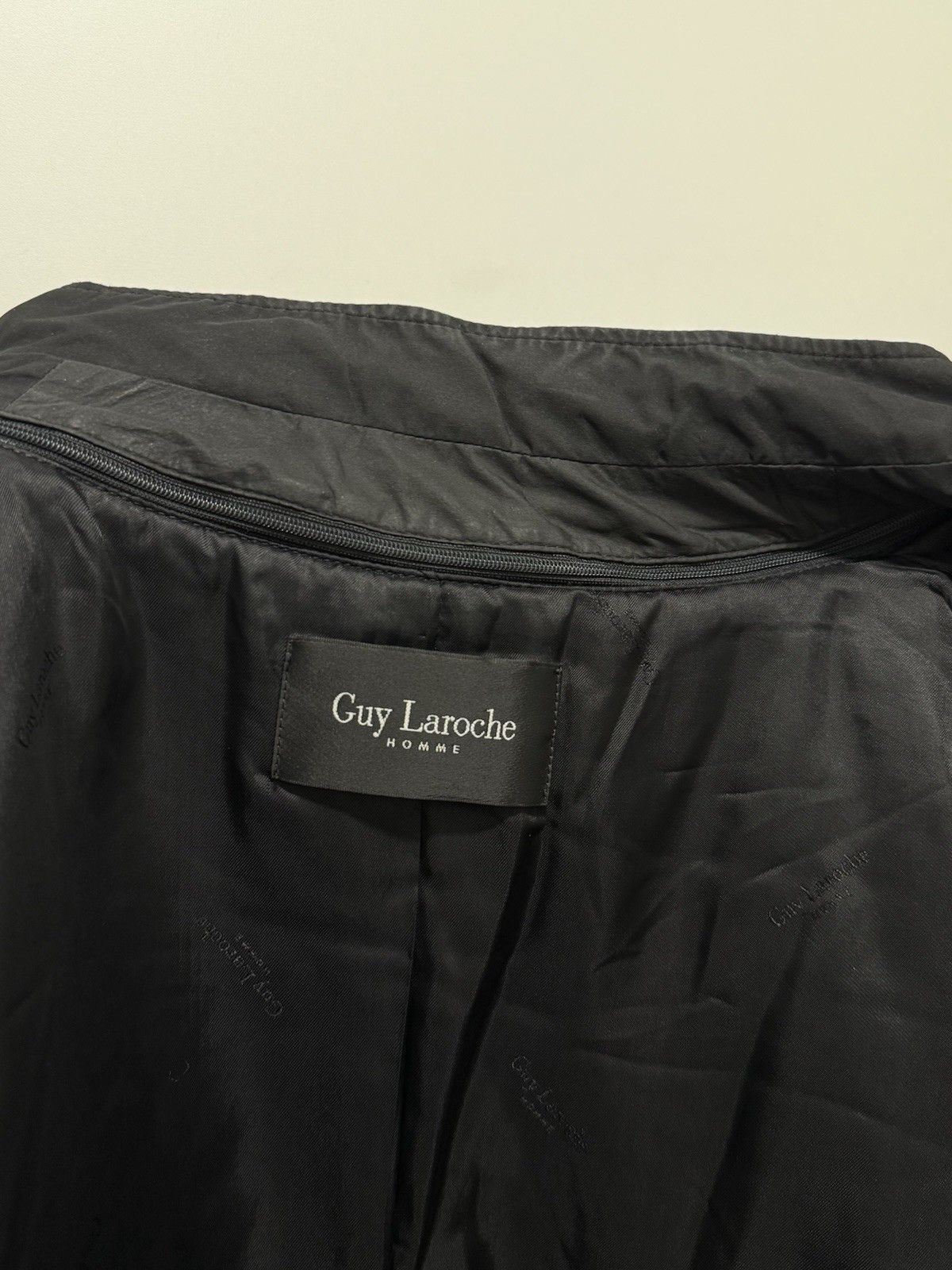 Guy Laroche Vintage Guy Laroche Homme Mens Leather Jacket Hybrid Coat Size US L / EU 52-54 / 3 - 18 Thumbnail