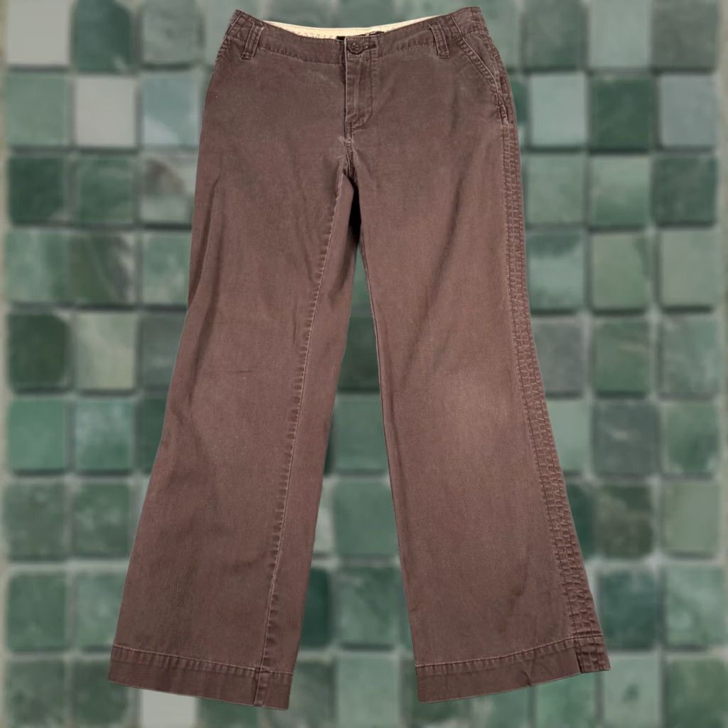 Etro ANA A NEW APPROACH Petite Brown Cropped Trousers Twill Chino Straight Leg 4P Pockets Button Zip Button Fly Casual Workwear Womens Size 27" / US 4 / IT 40 - 1 Thumbnail