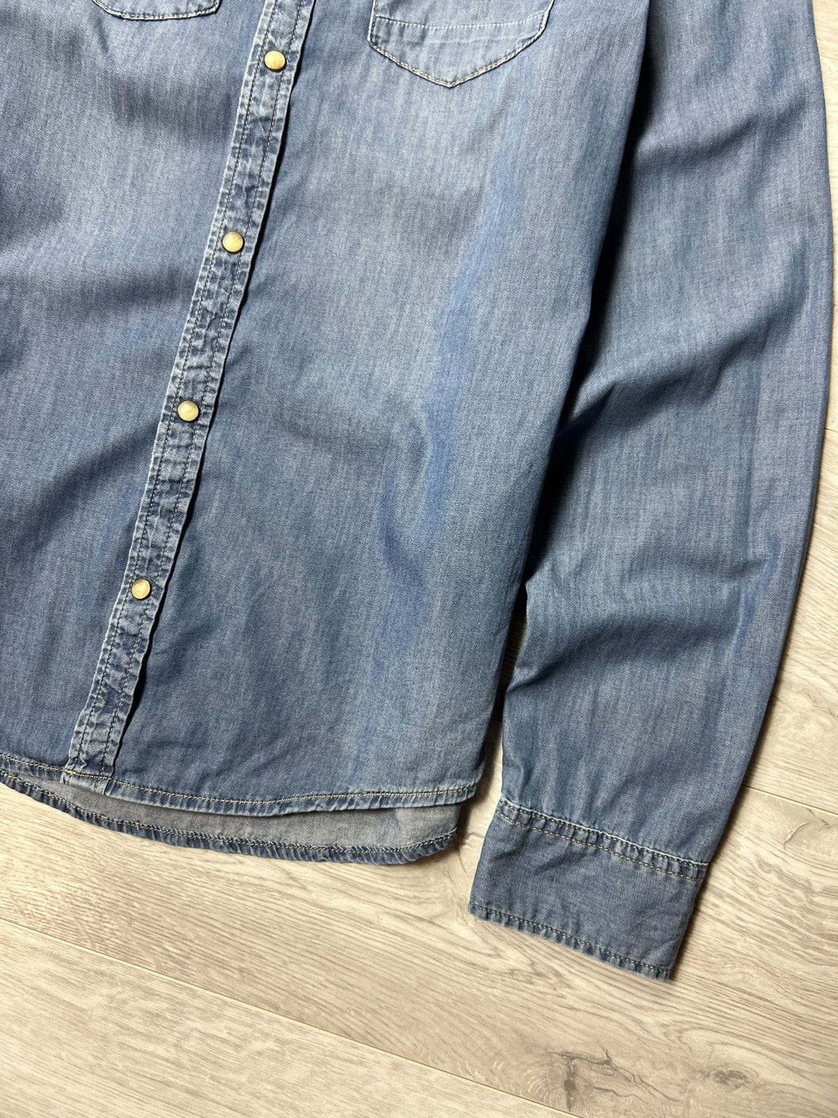 Allsaints Rare Allsaints Thirst Long Sleeve Shirt Button Up Size US S / EU 44-46 / 1 - 8 Thumbnail