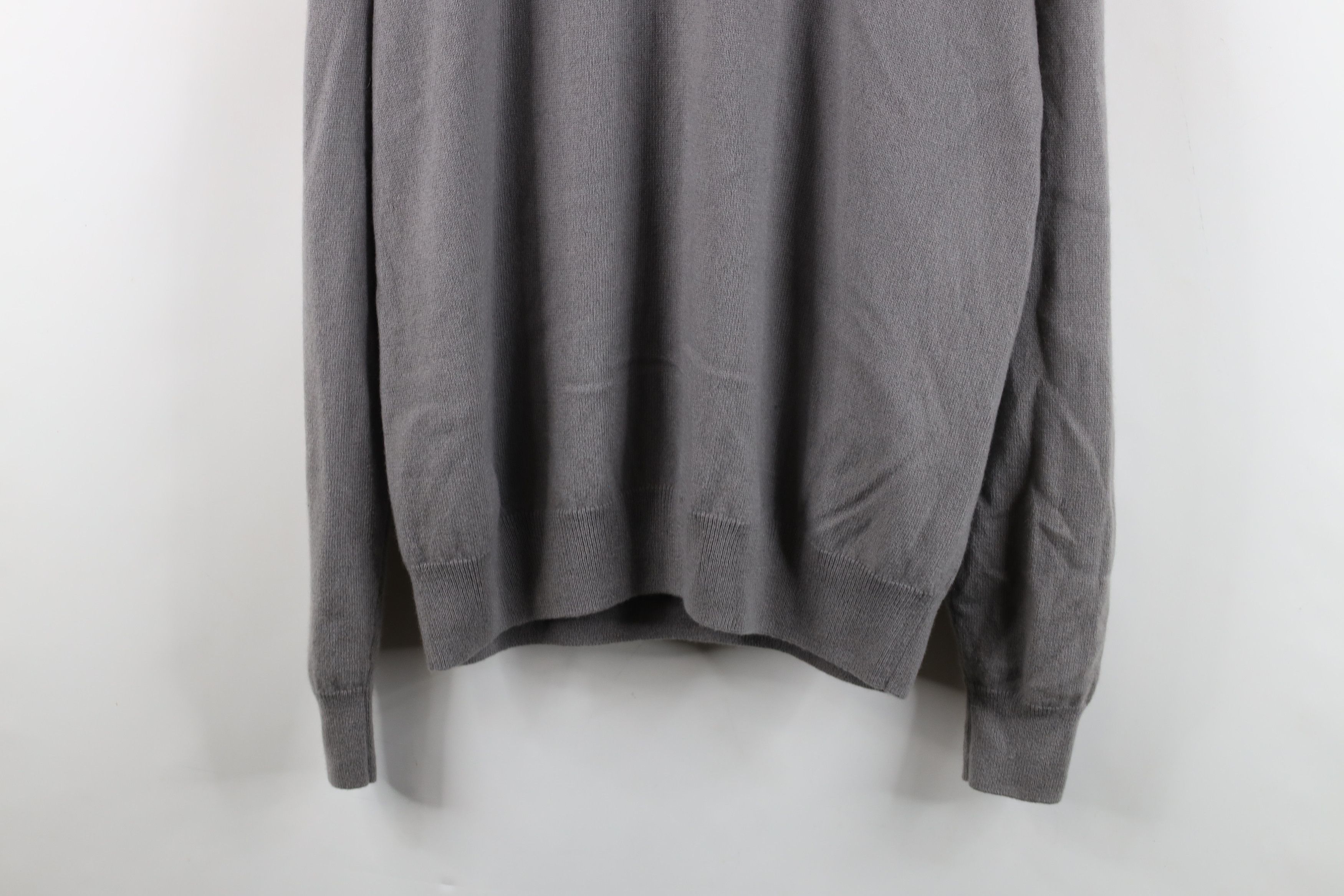 Vintage Vintage Streetwear Soft Cashmere Knit Crewneck Sweater Gray Size US XL / EU 56 / 4 - 3 Thumbnail