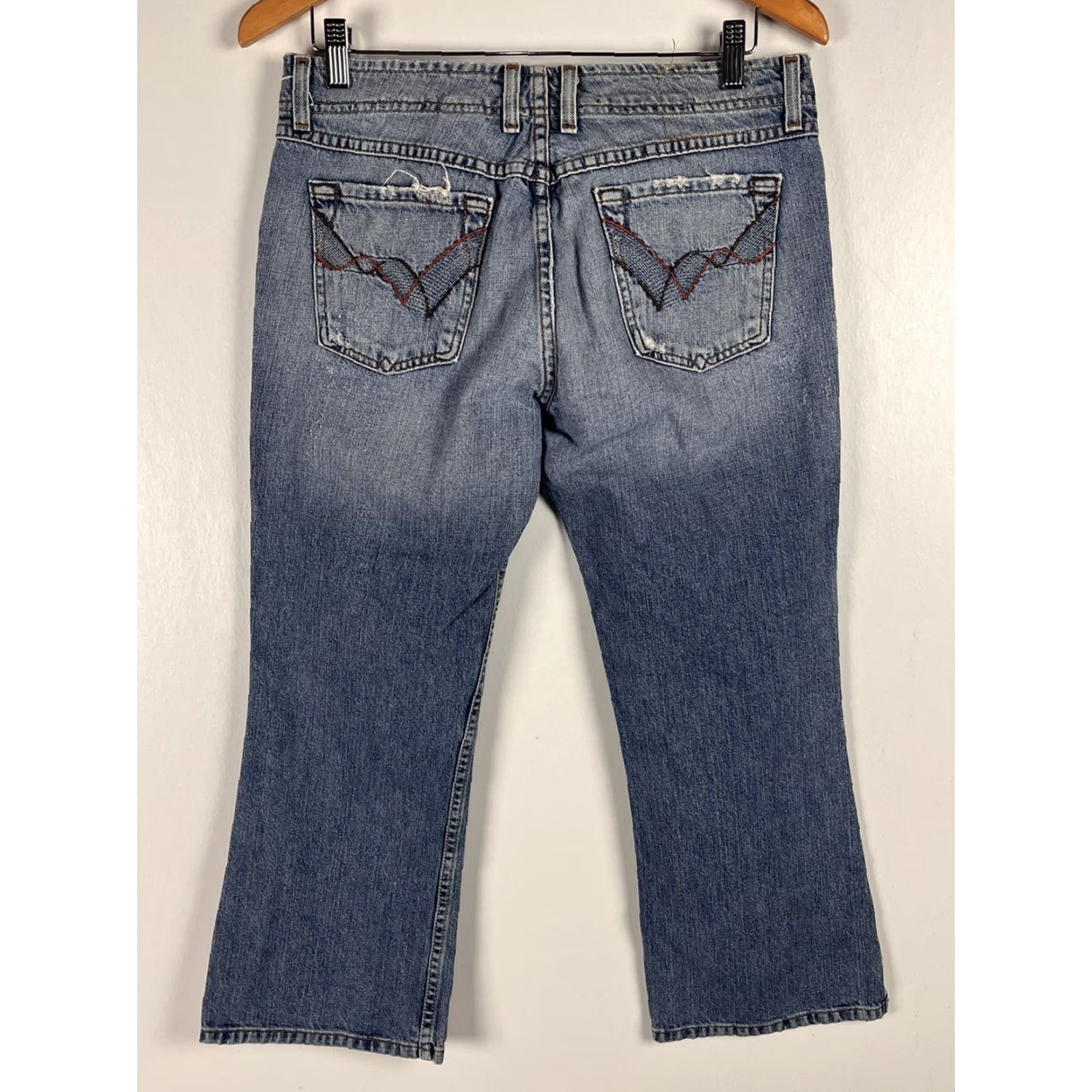 Lucky Brand Vtg Lucky Brand Michievous Wonder Crop Jeans Sz 6 GUC Size 28" / US 6 / IT 42 - 3 Thumbnail