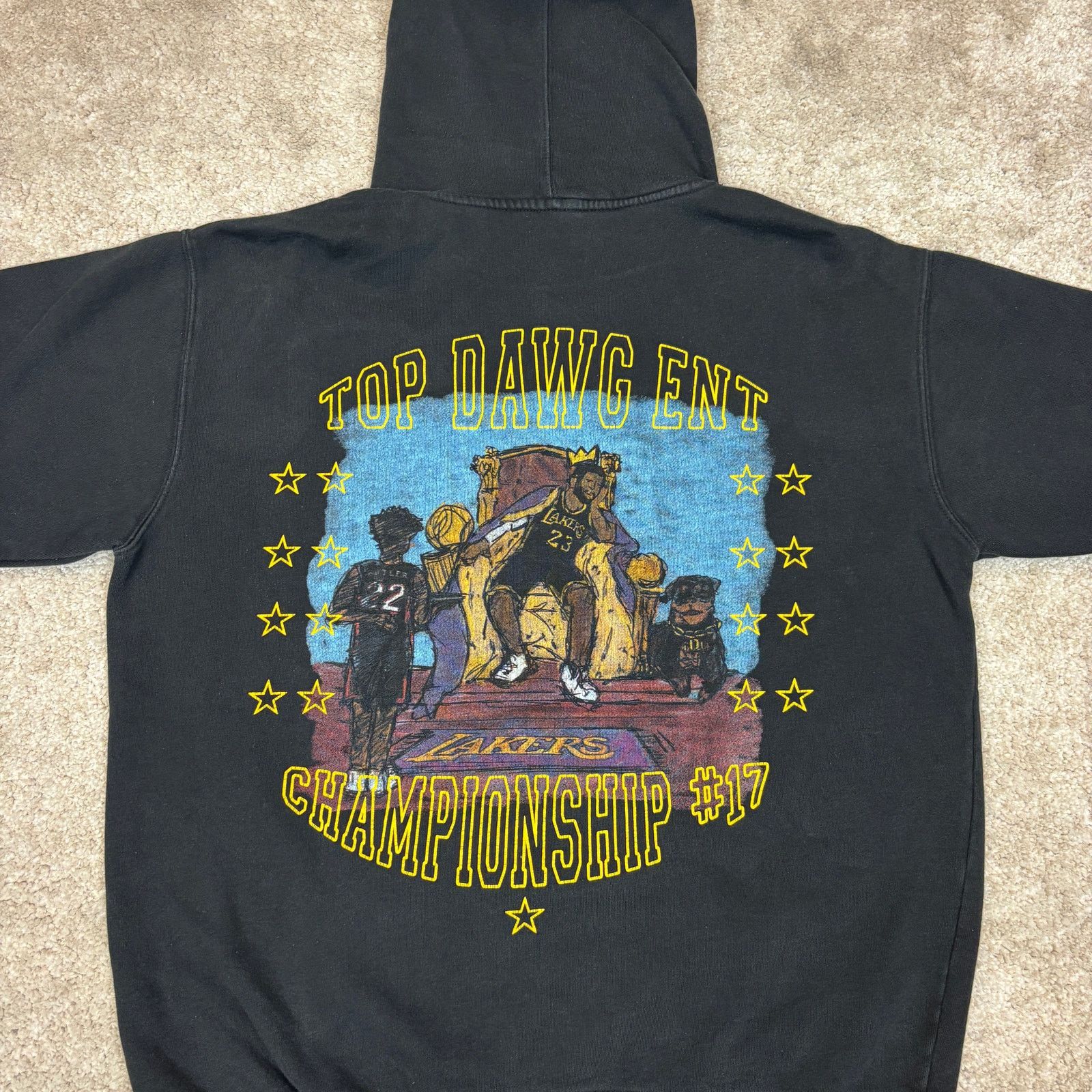 Top Dawg Entertainment Rare TDE LA Lakers Top Dog Ent #17 Hoodie Men Large Kendrick Size US L / EU 52-54 / 3 - 4 Thumbnail