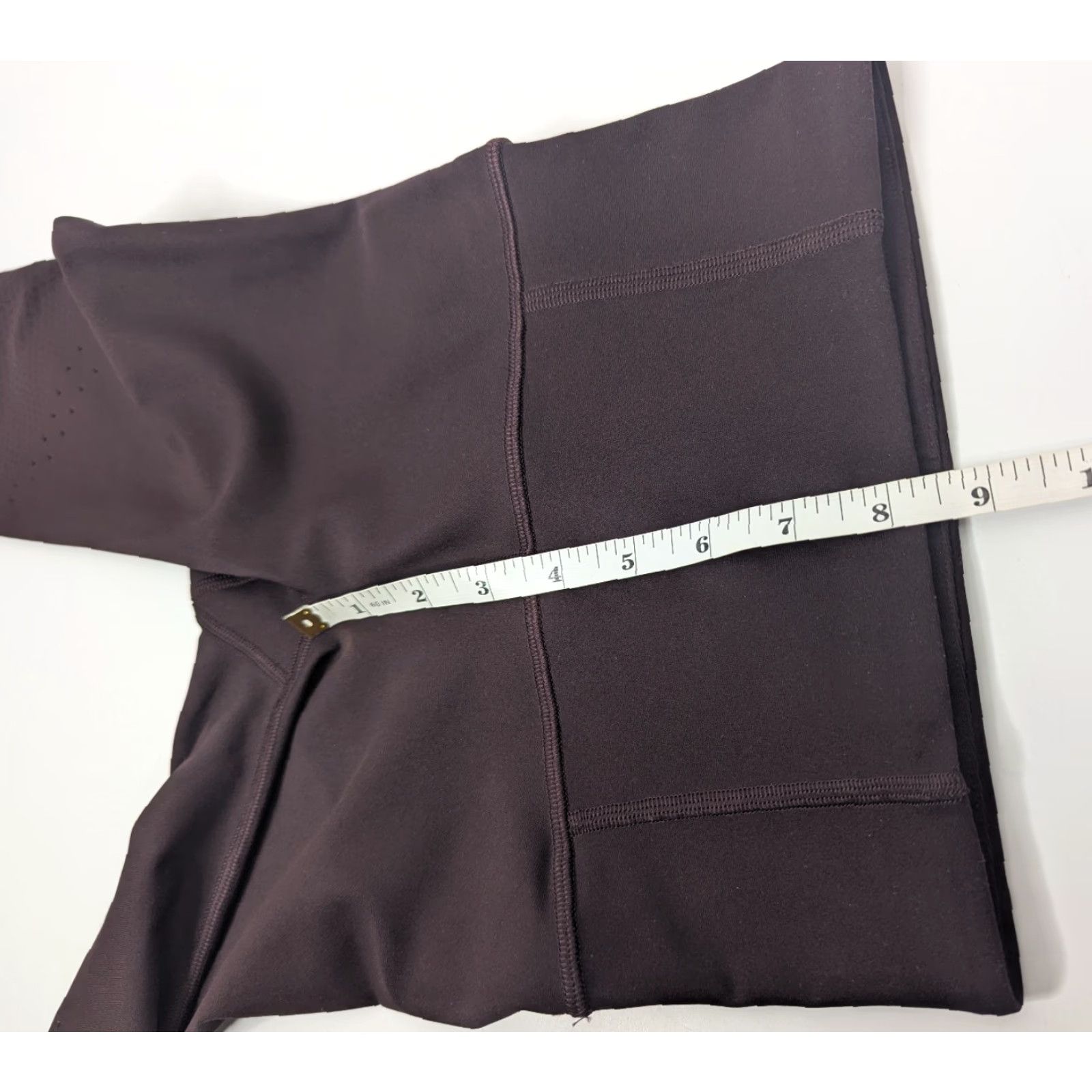 Lululemon Lululemon Size 2 In Focus Run Leggings Burgundy Wine Style W5CU9S Ankle Women Activewear Size 26" / US 2 / IT 38 - 6 Thumbnail