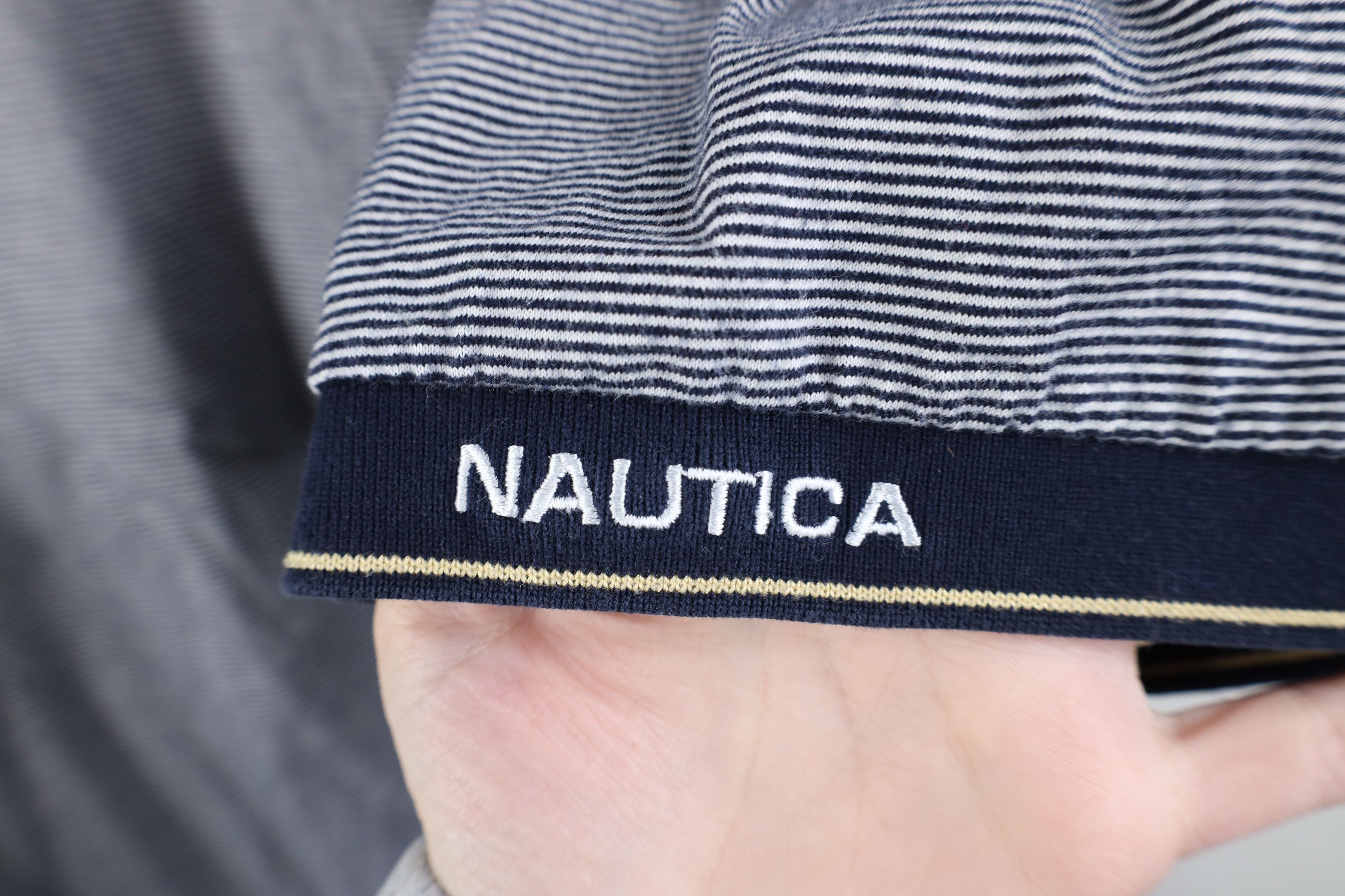Nautica Vintage 90s Nautica Spell Striped Collared Golf Polo Shirt Size US XXL / EU 58 / 5 - 4 Thumbnail