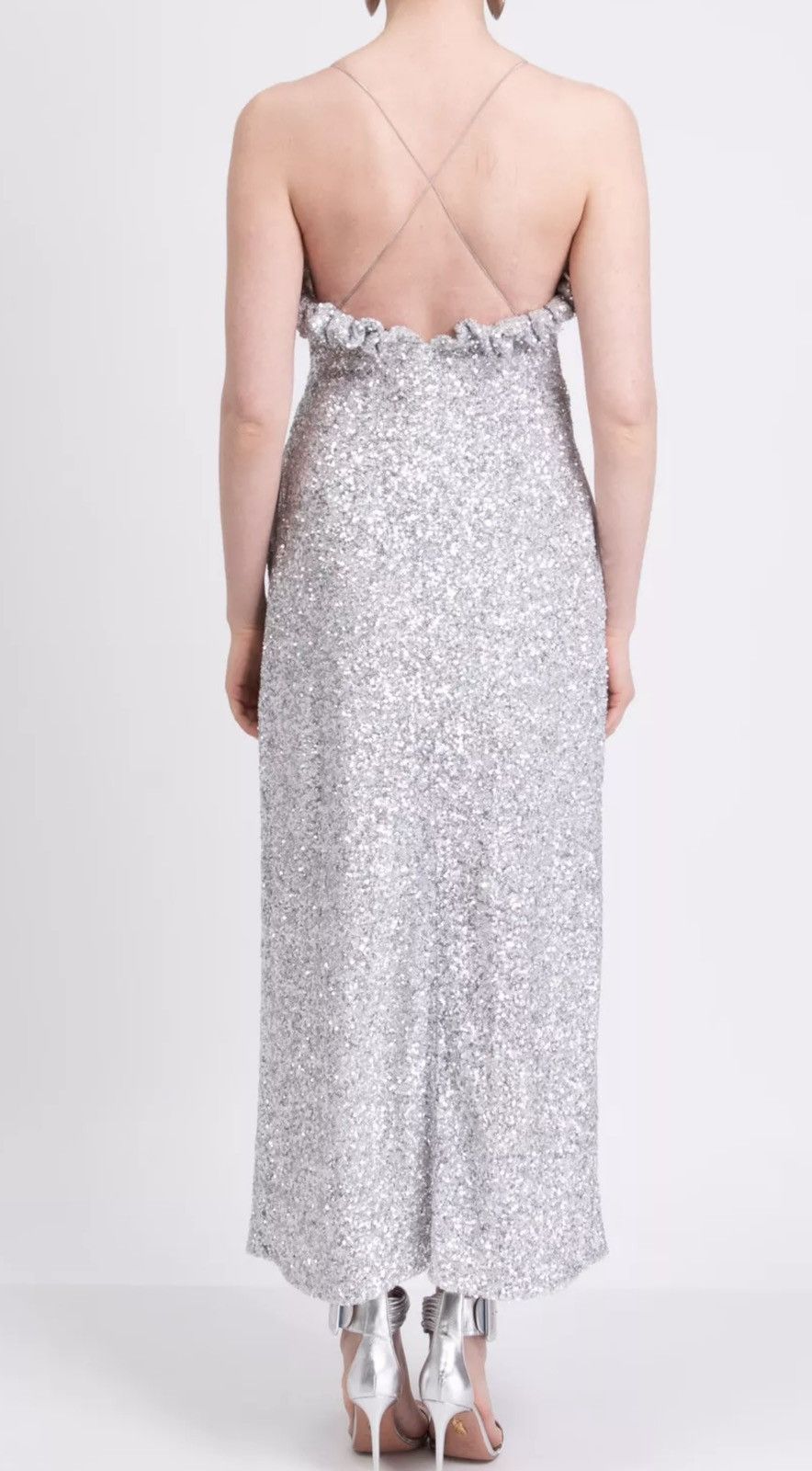 The Attico NWT - The Attico Sequin Ball Wrap Dress Size XS / US 0-2 / IT 36-38 - 3 Thumbnail