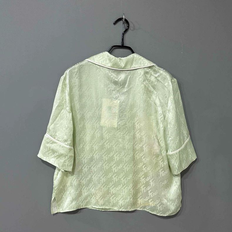 Fendi Fendi Graffiti Print Short Sleeve Shirt Size M / US 6-8 / IT 42-44 - 4 Thumbnail