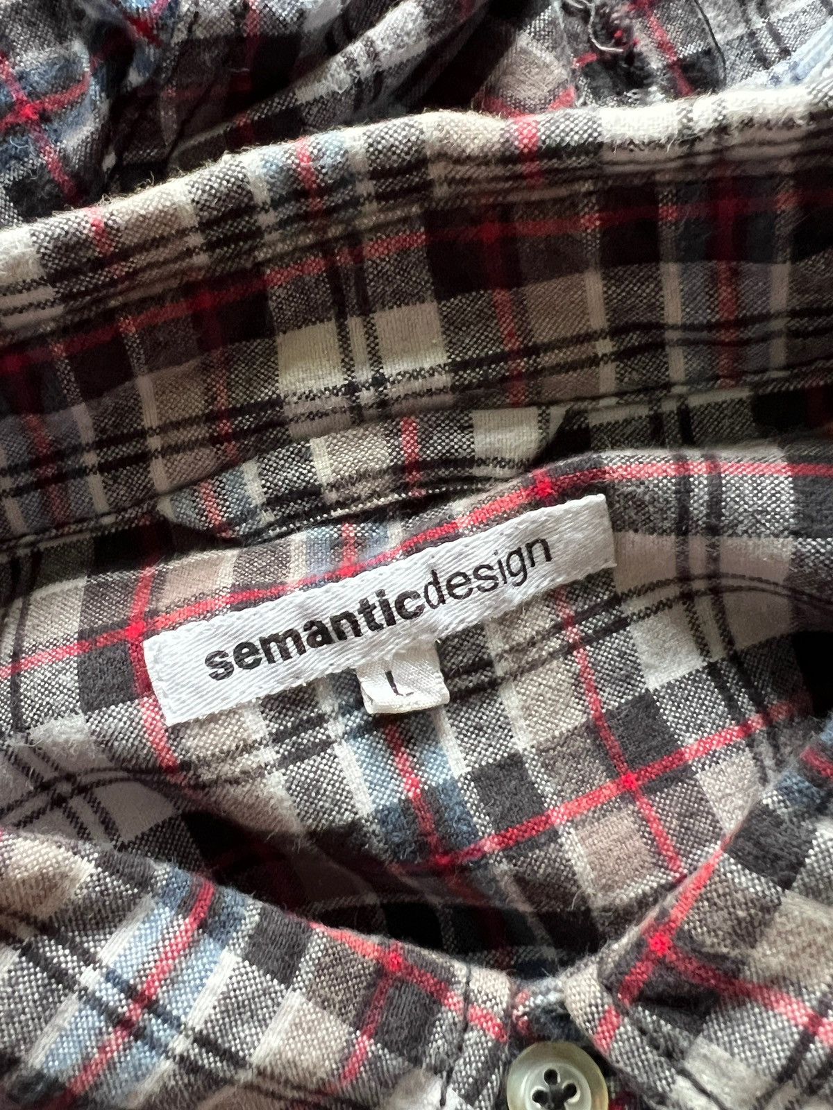Flannel Semantic Design Union Jack Two Tone Flannel Size US L / EU 52-54 / 3 - 7 Thumbnail
