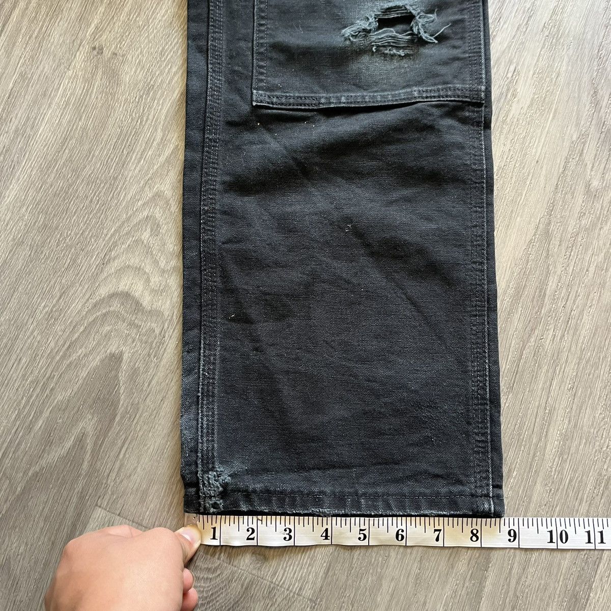 Carhartt Vintage Thrashed Faded Carhartt Double Knee Pants 30/28 Size US 30 / EU 46 - 12 Thumbnail